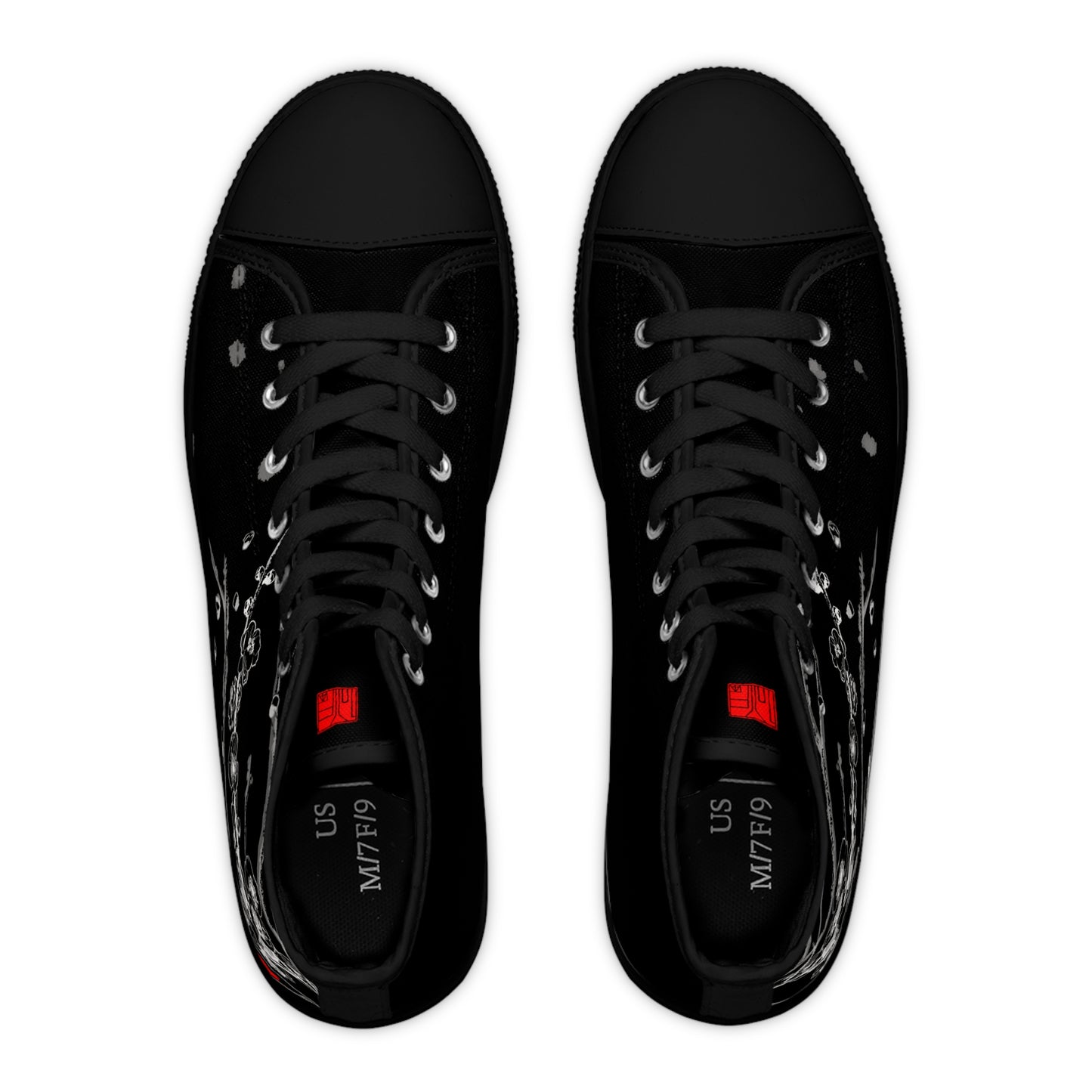 Chinese 梅花 Plum Blossom - Women's High Top Sneakers