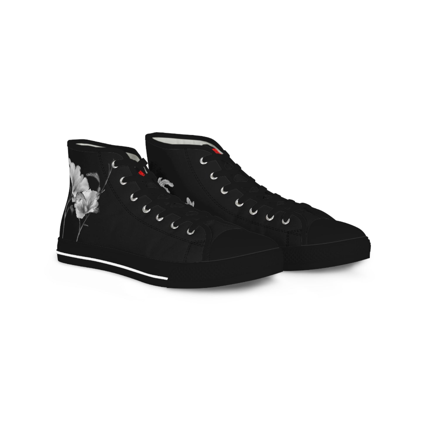 Korean 무궁화 Korean Rose - Men's High Top Sneakers