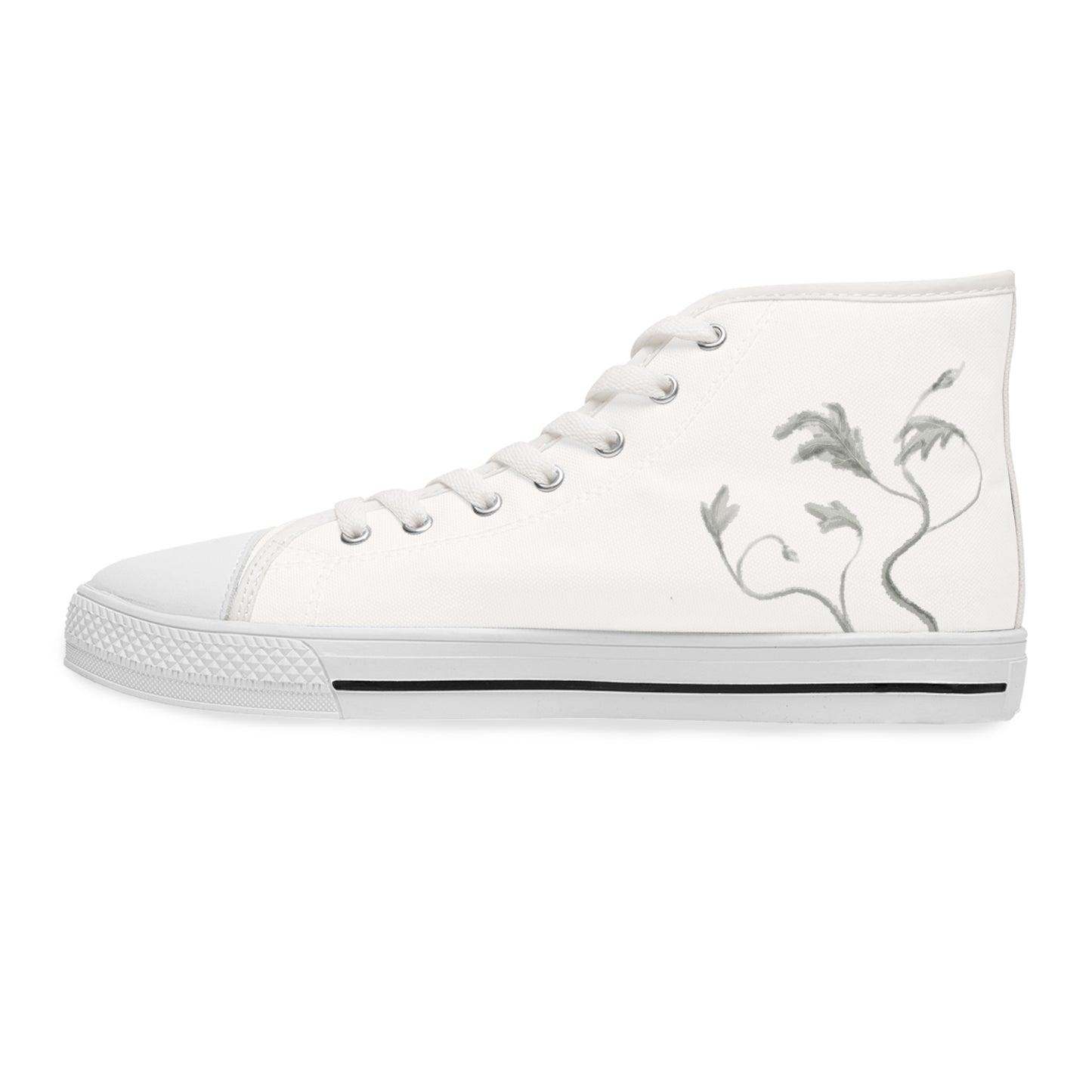 Korean 무궁화 Korean Rose - Women's High Top Sneakers