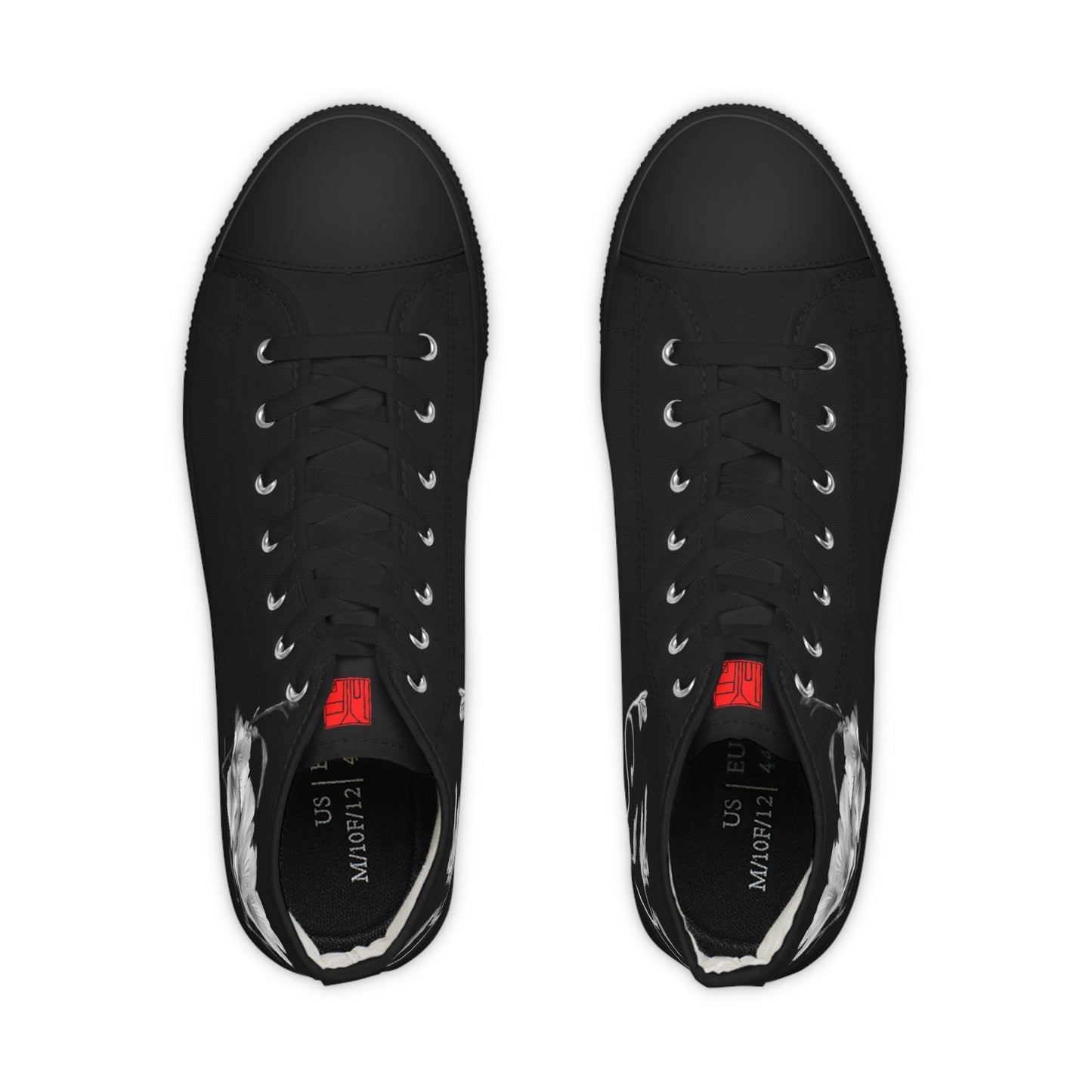 Korean 무궁화 Korean Rose - Men's High Top Sneakers