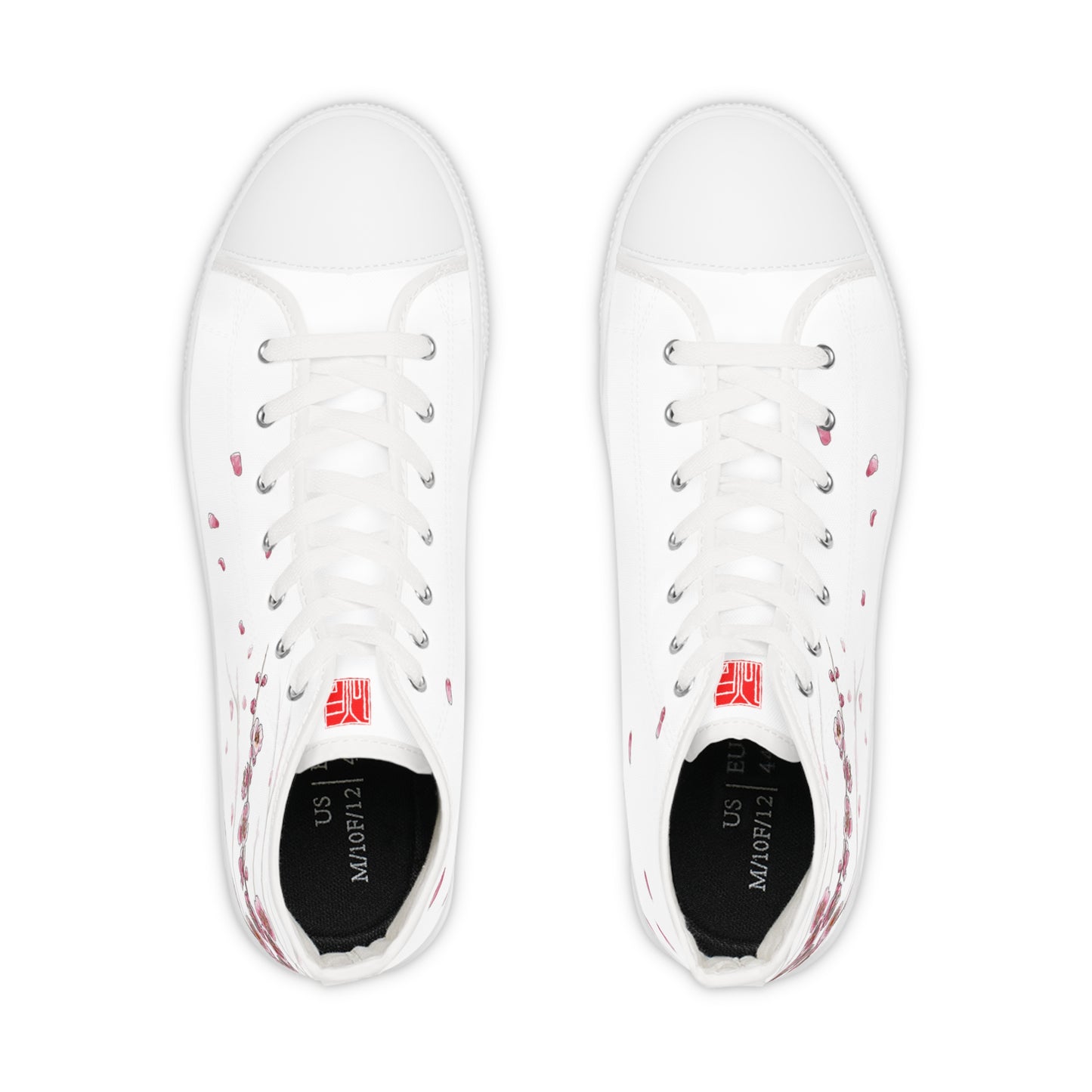 Chinese 梅花 Plum Blossom - Men's High Top Sneakers