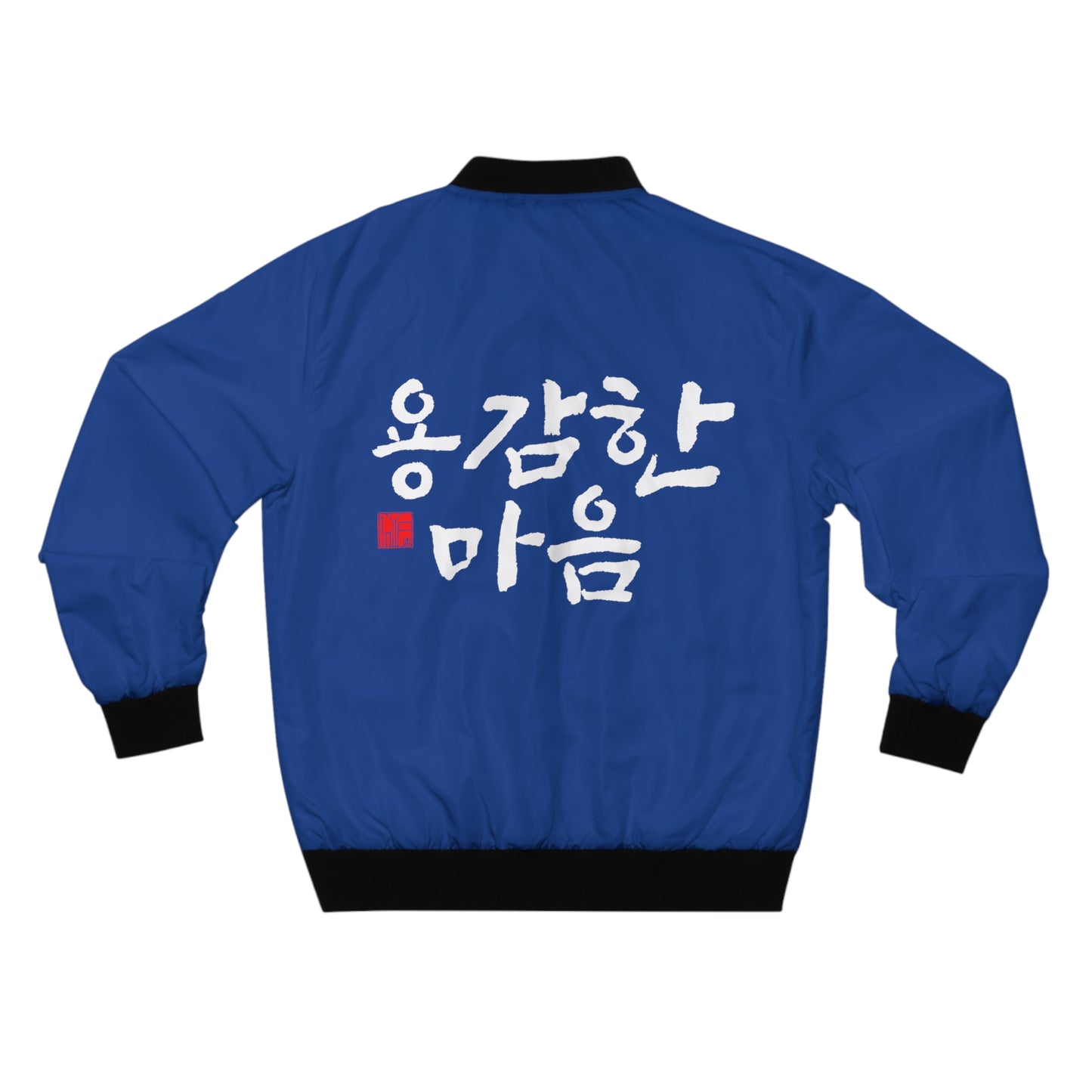 KOREAN Royal Dragon Bomber Jacket - Blue