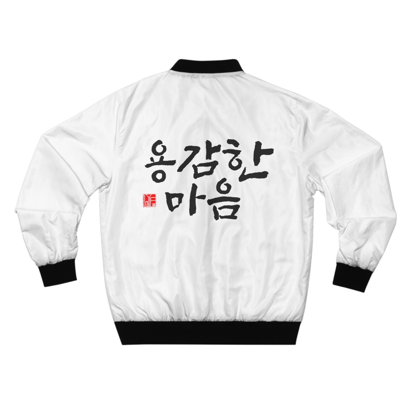 KOREAN Royal Dragon Bomber Jacket - White/Colour