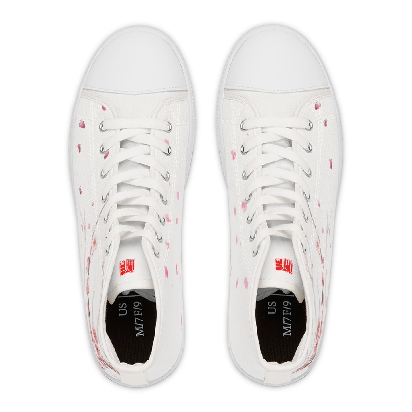 Chinese 梅花 Plum Blossom - Women's High Top Sneakers