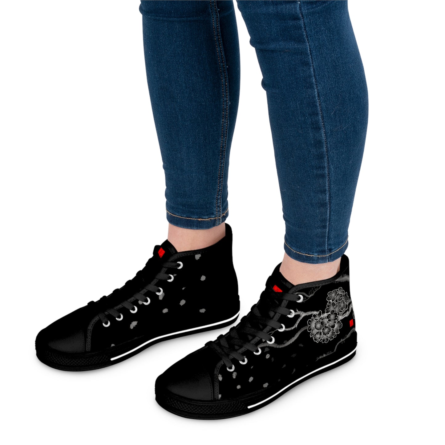 Japanese さくら Cherry Blossom - Women's High Top Sneakers