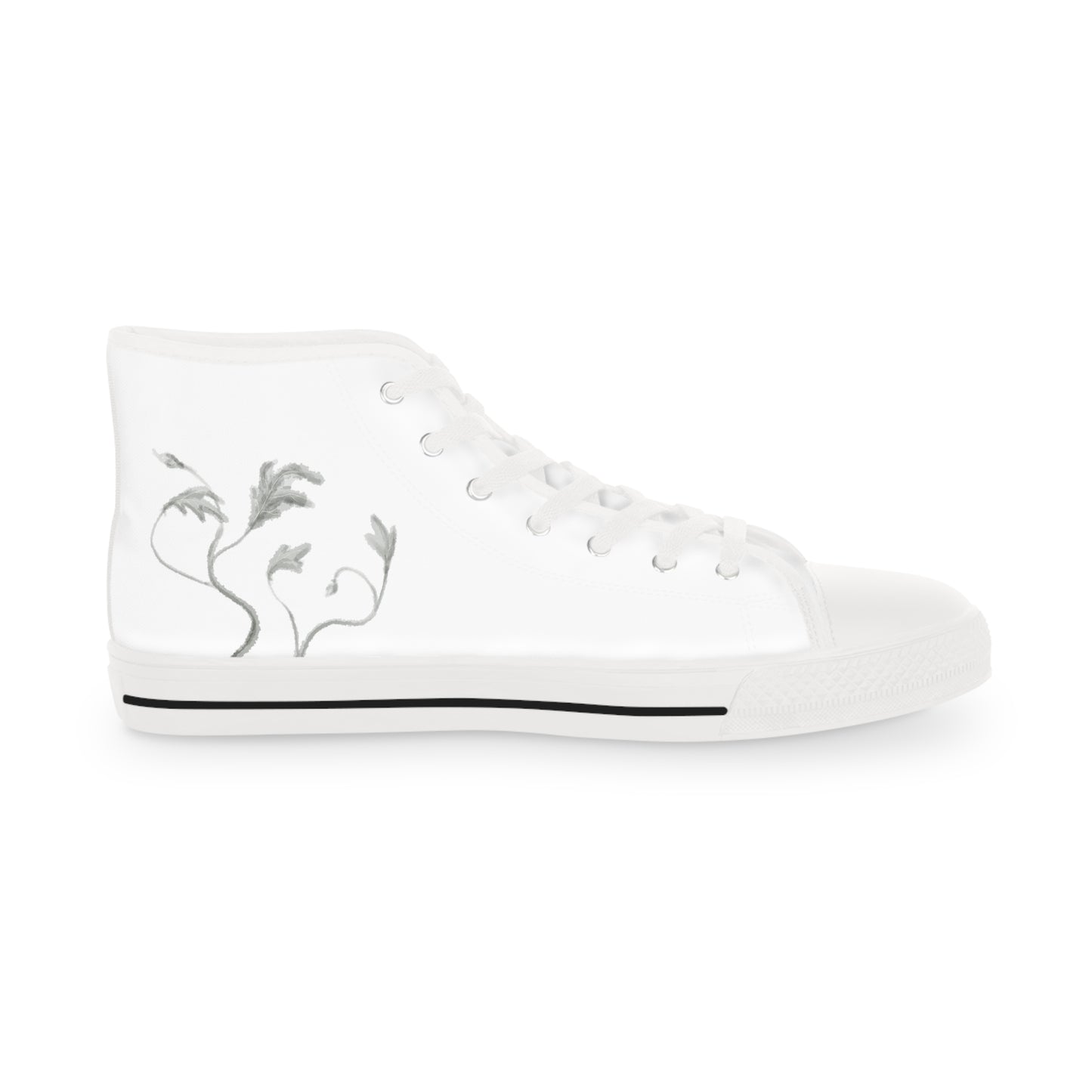 Korean 무궁화 Korean Rose - Men's High Top Sneakers