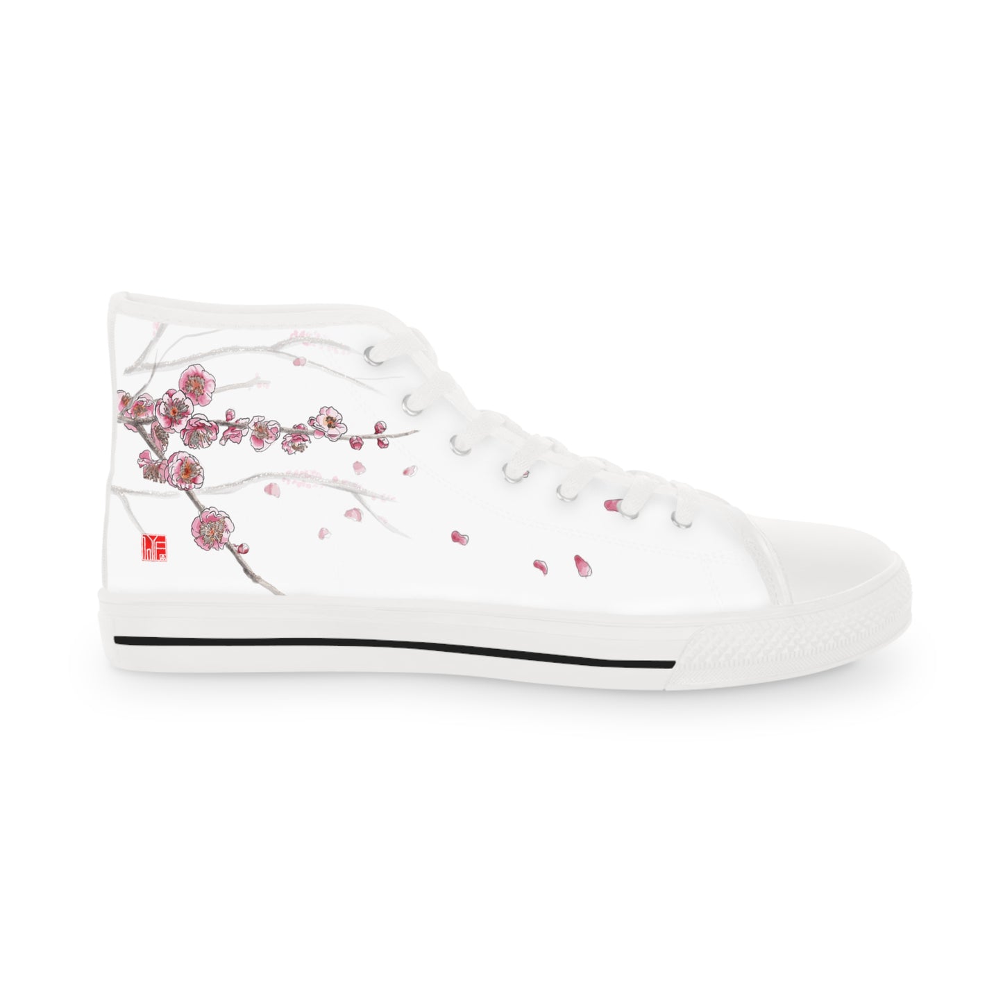Chinese 梅花 Plum Blossom - Men's High Top Sneakers
