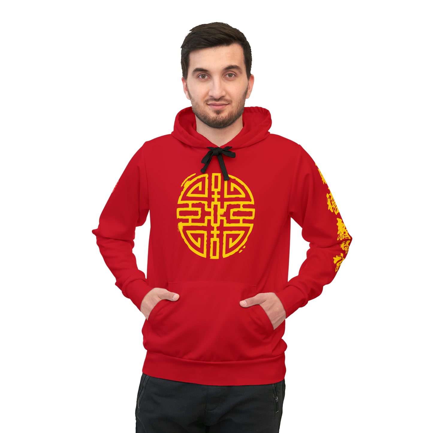Traditional Chinese Symbol and Calligraphy Hoodie