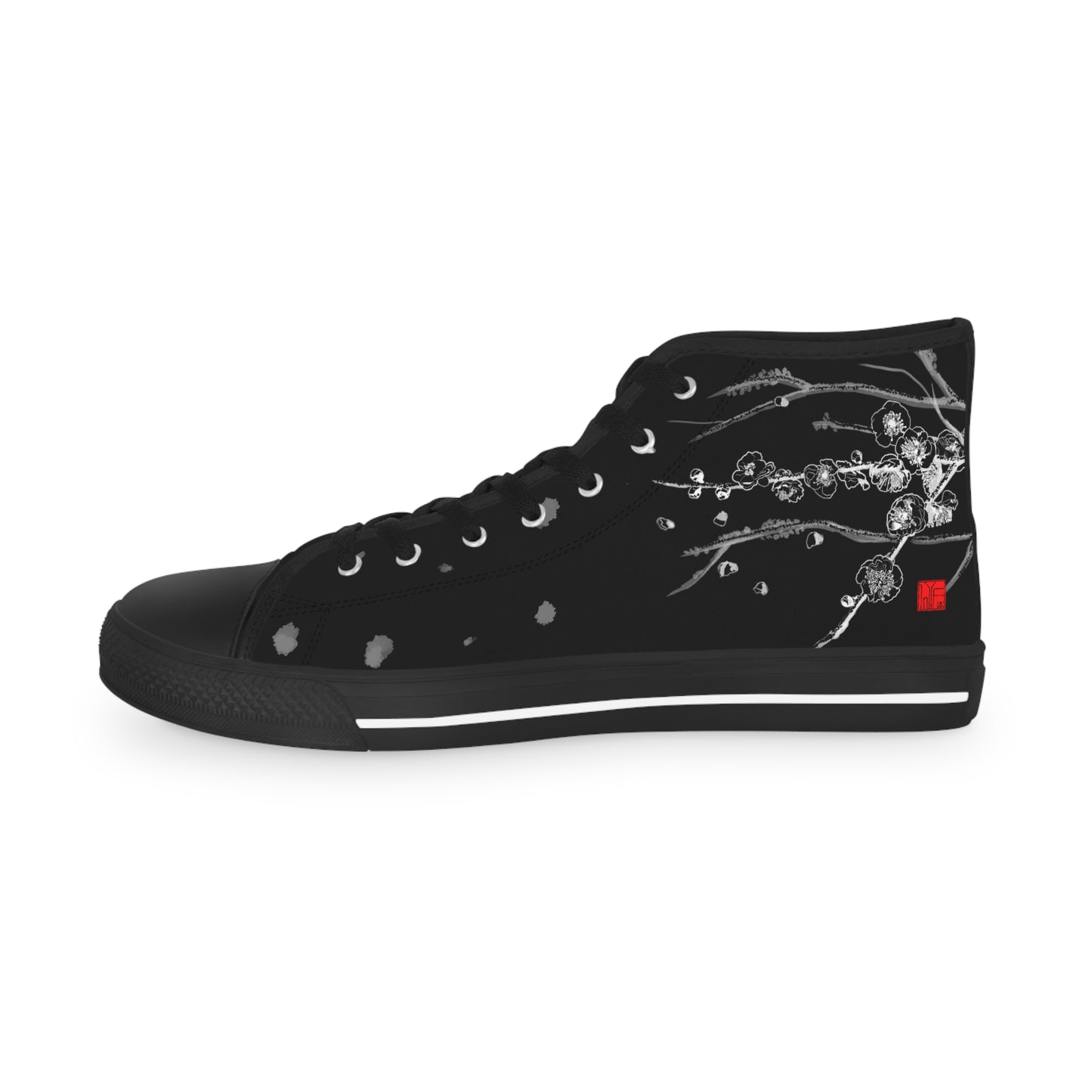 Chinese 梅花 Plum Blossom - Men's High Top Sneakers