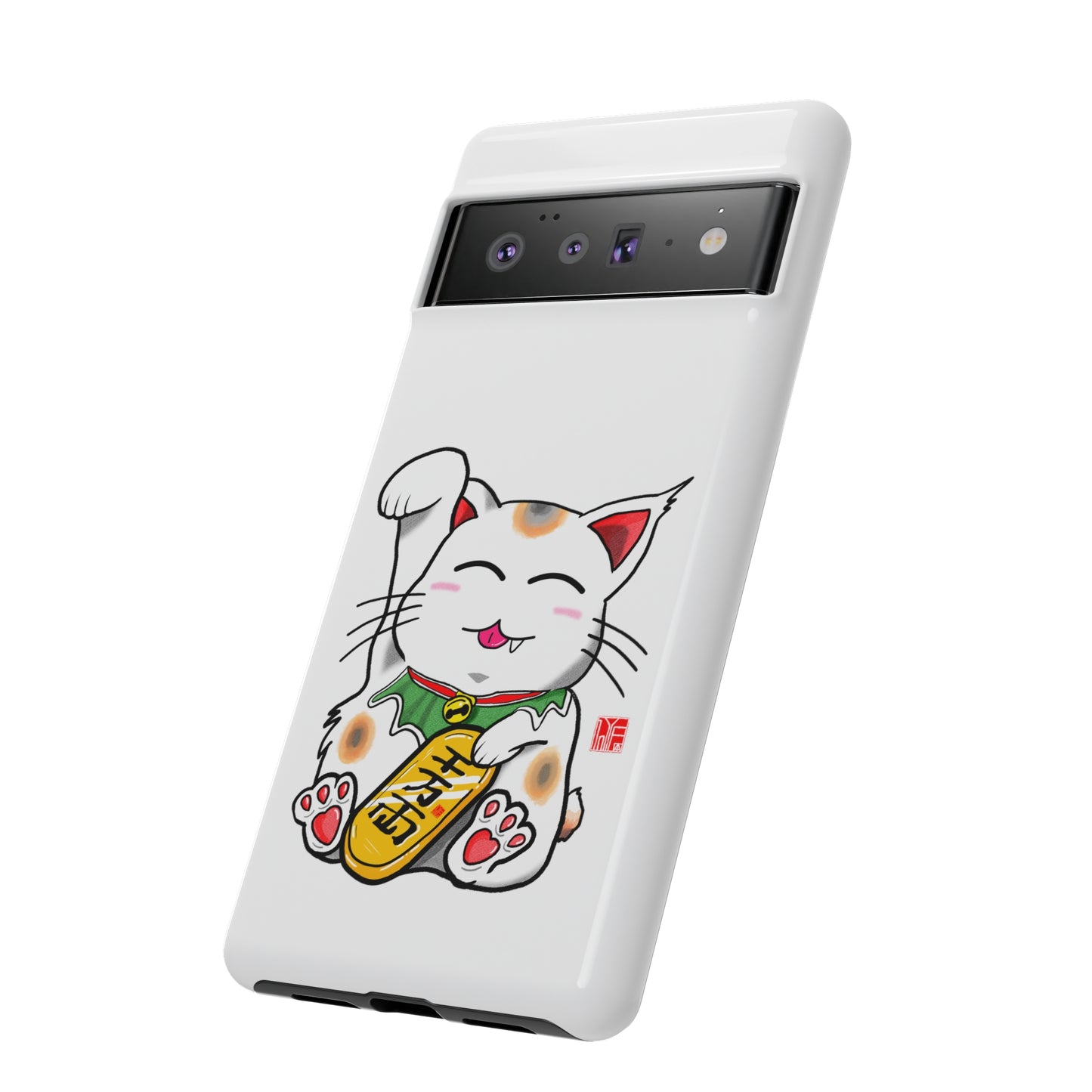 Cute Cat Maneki Neko Phone Case