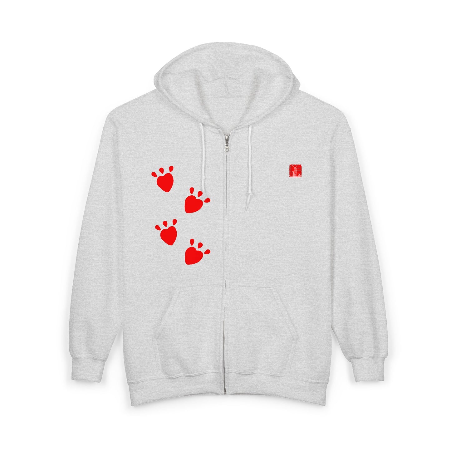 Cute Cat Maneki-Neko Full Zip Hoody