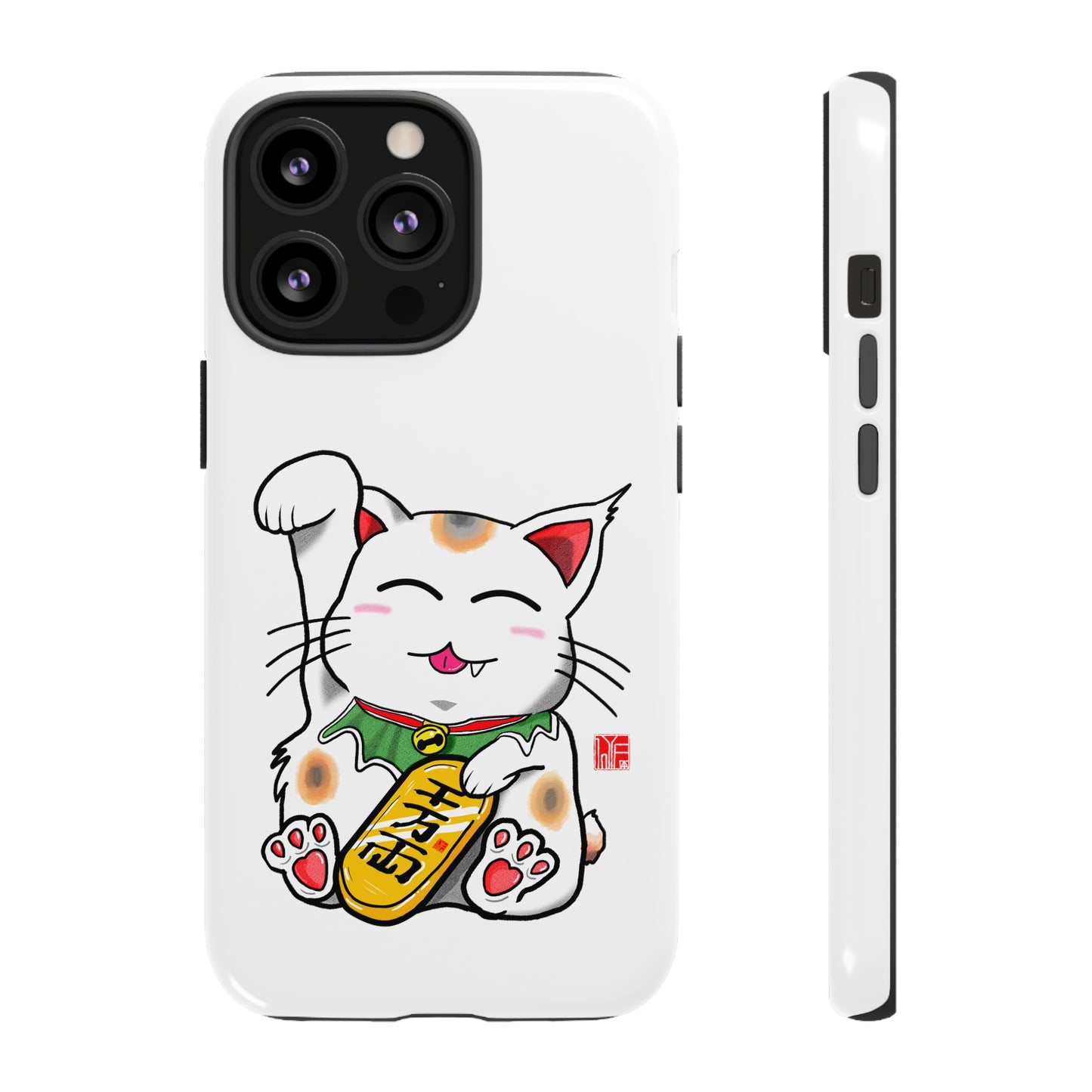 Cute Cat Maneki Neko Phone Case