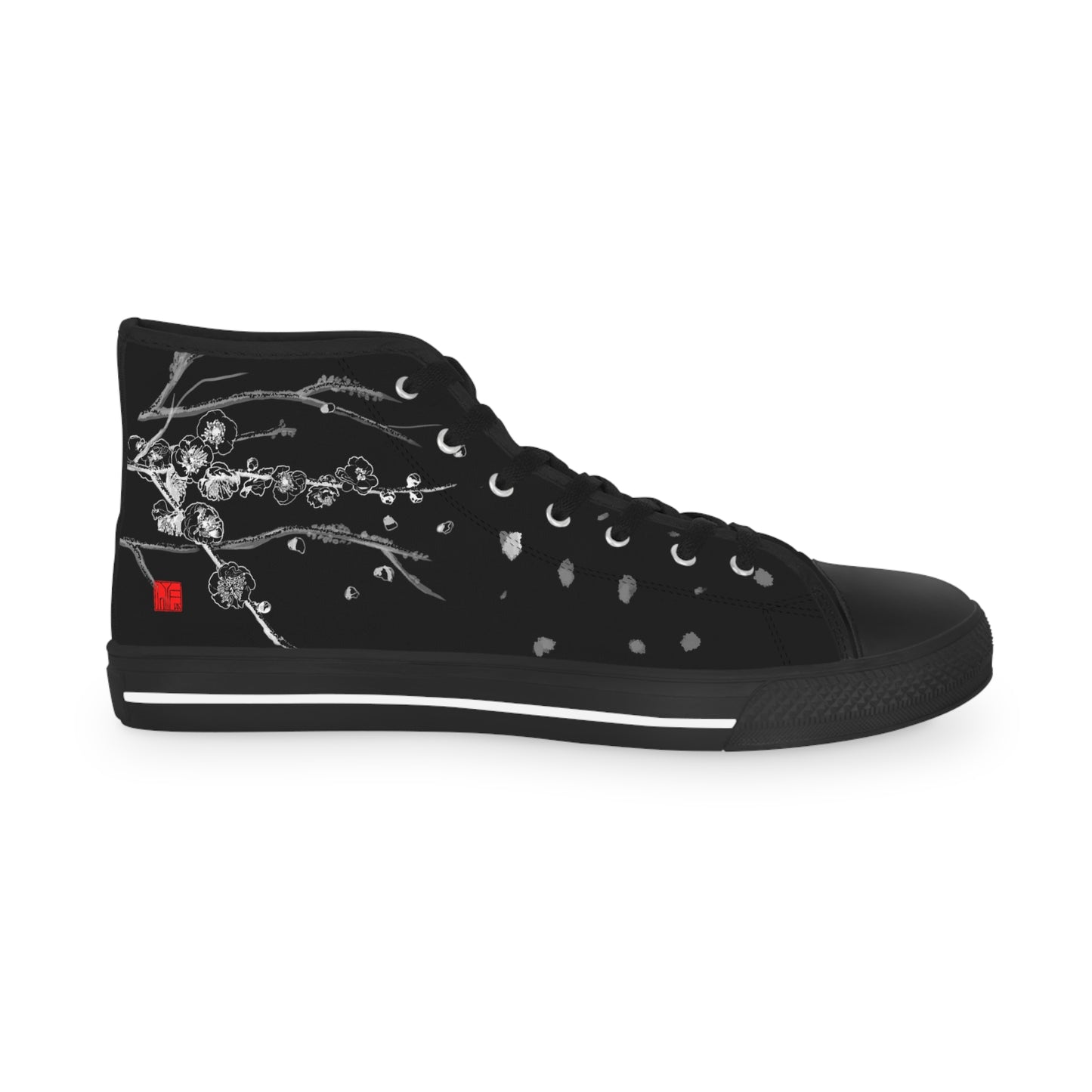 Chinese 梅花 Plum Blossom - Men's High Top Sneakers