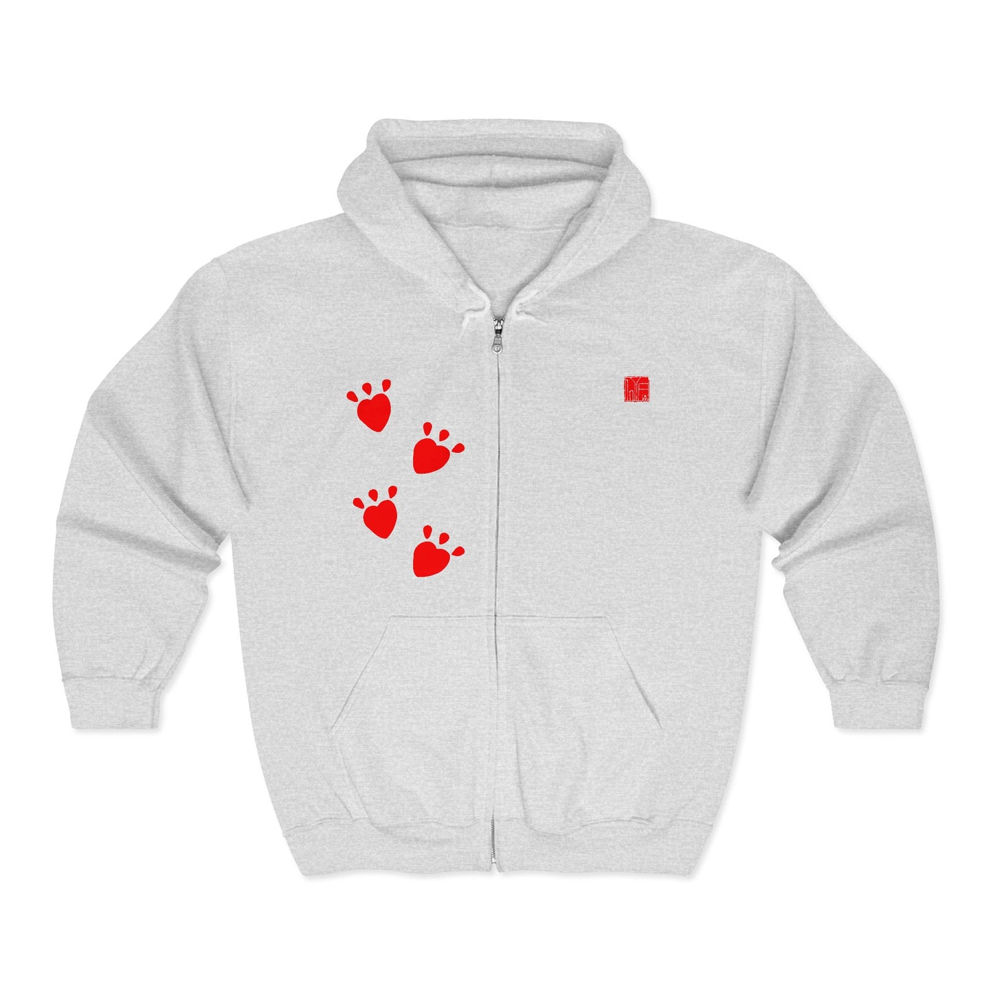 Cute Cat Maneki-Neko Full Zip Hoody