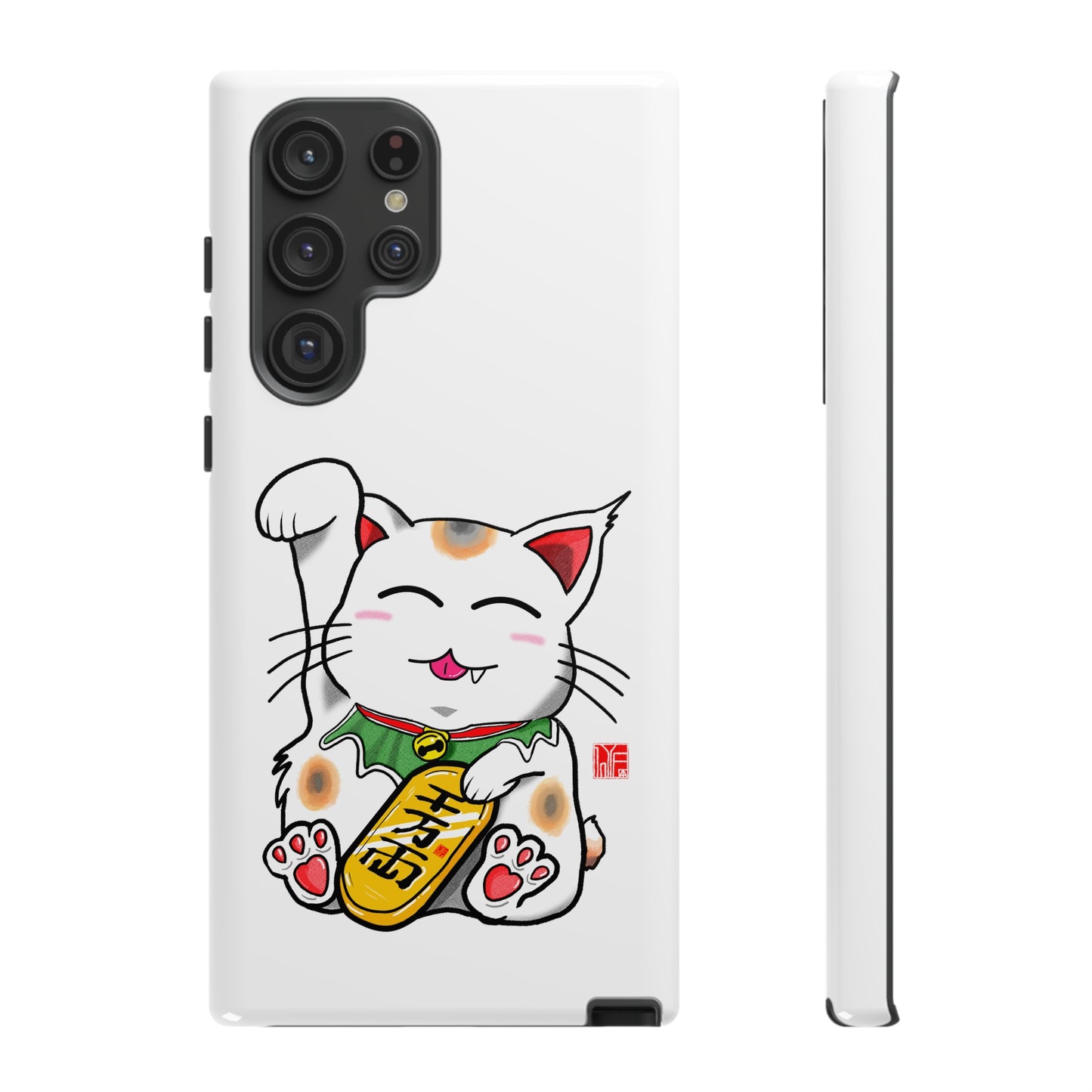 Cute Cat Maneki Neko Phone Case