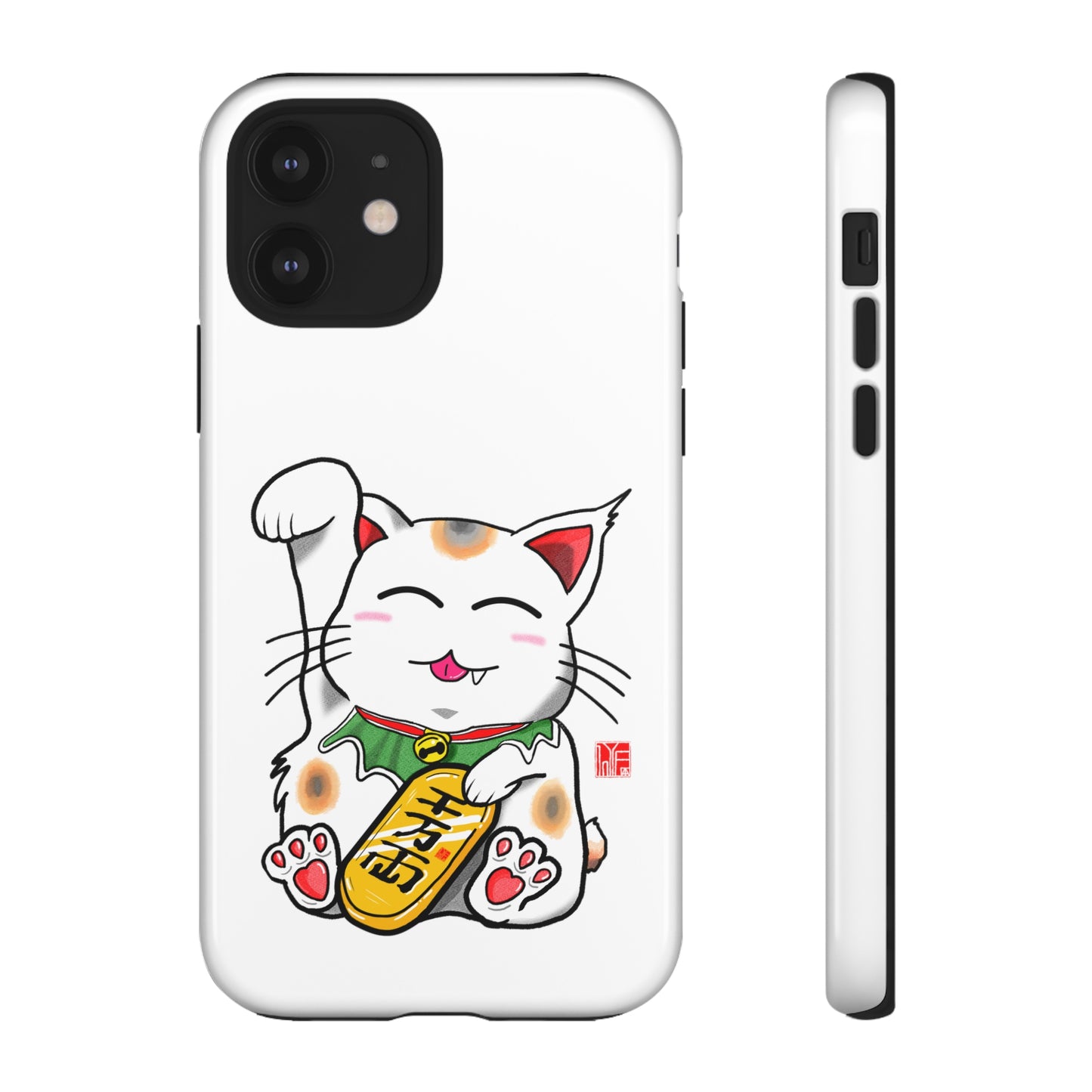 Cute Cat Maneki Neko Phone Case