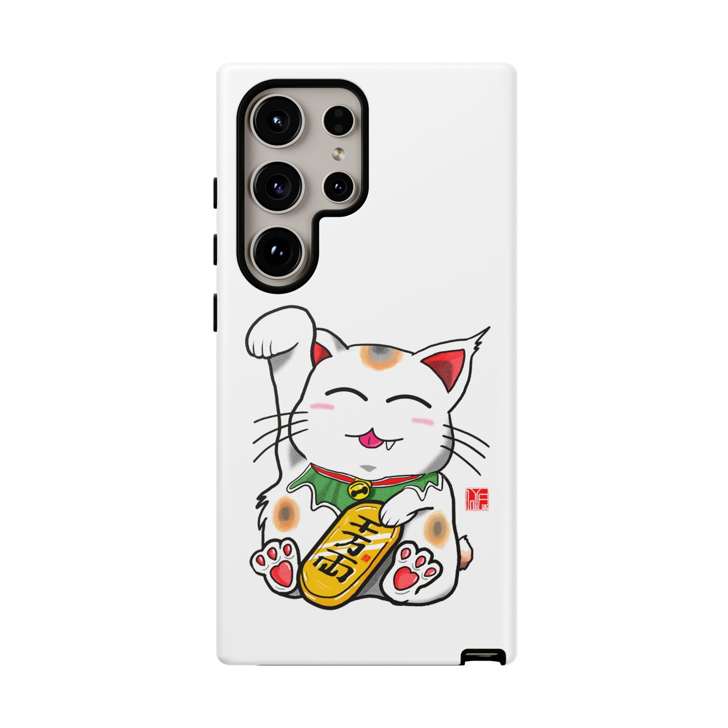 Cute Cat Maneki Neko Phone Case