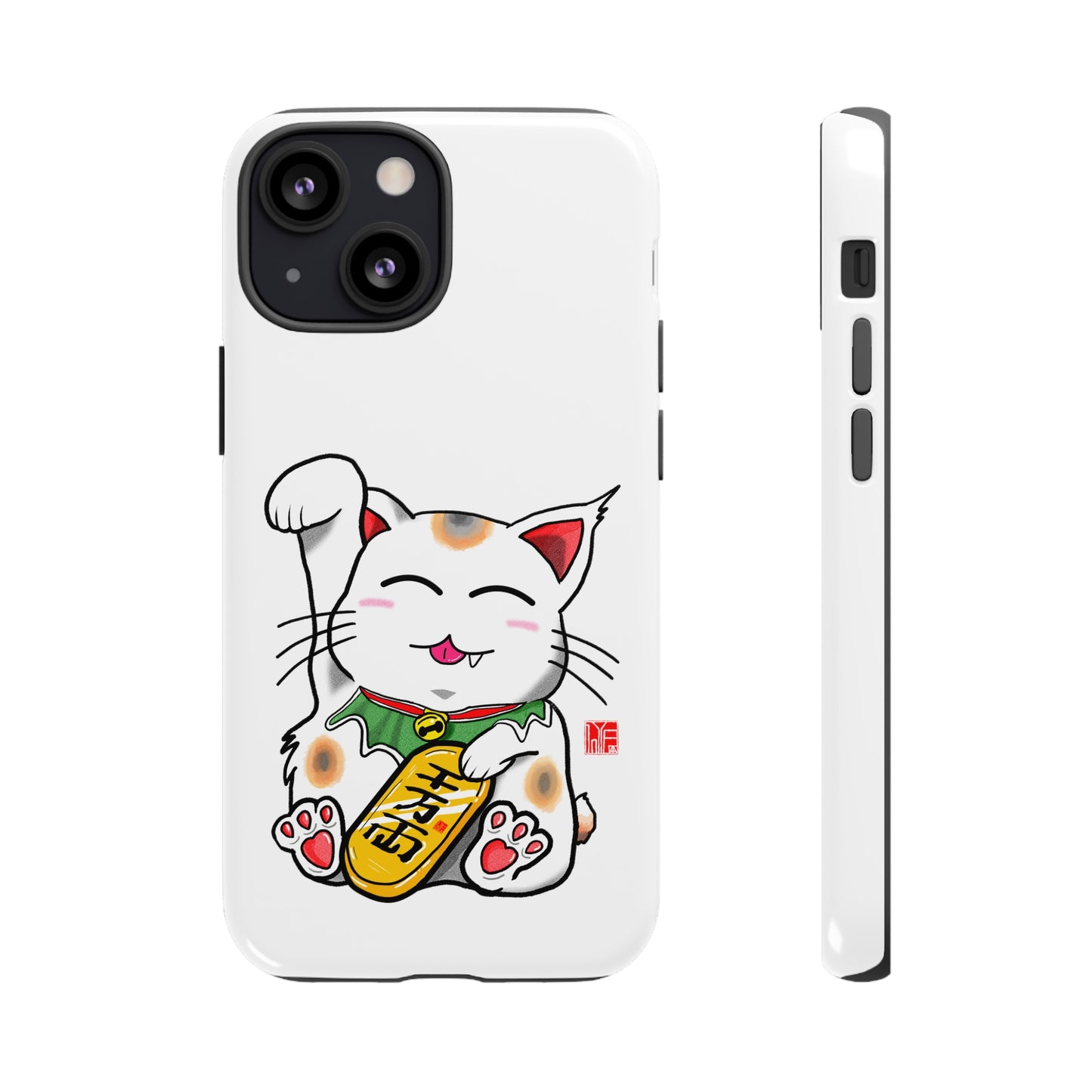 Cute Cat Maneki Neko Phone Case