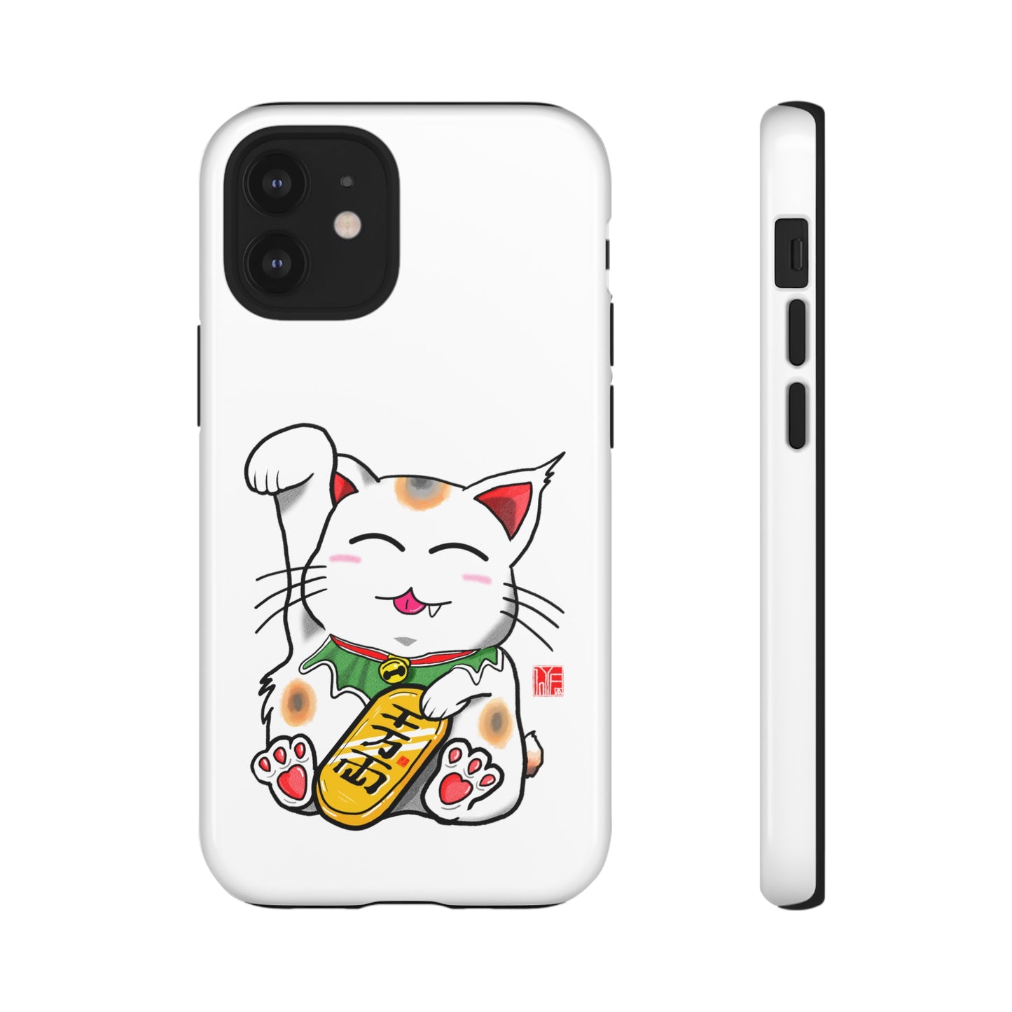 Cute Cat Maneki Neko Phone Case