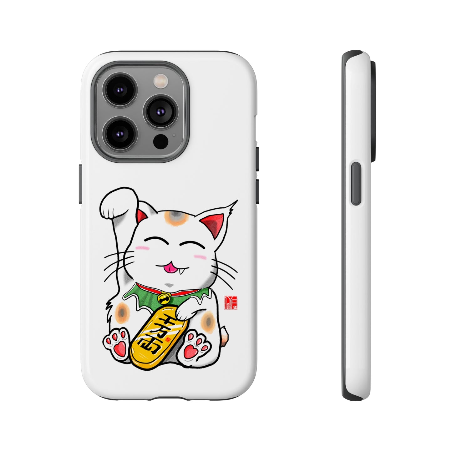Cute Cat Maneki Neko Phone Case