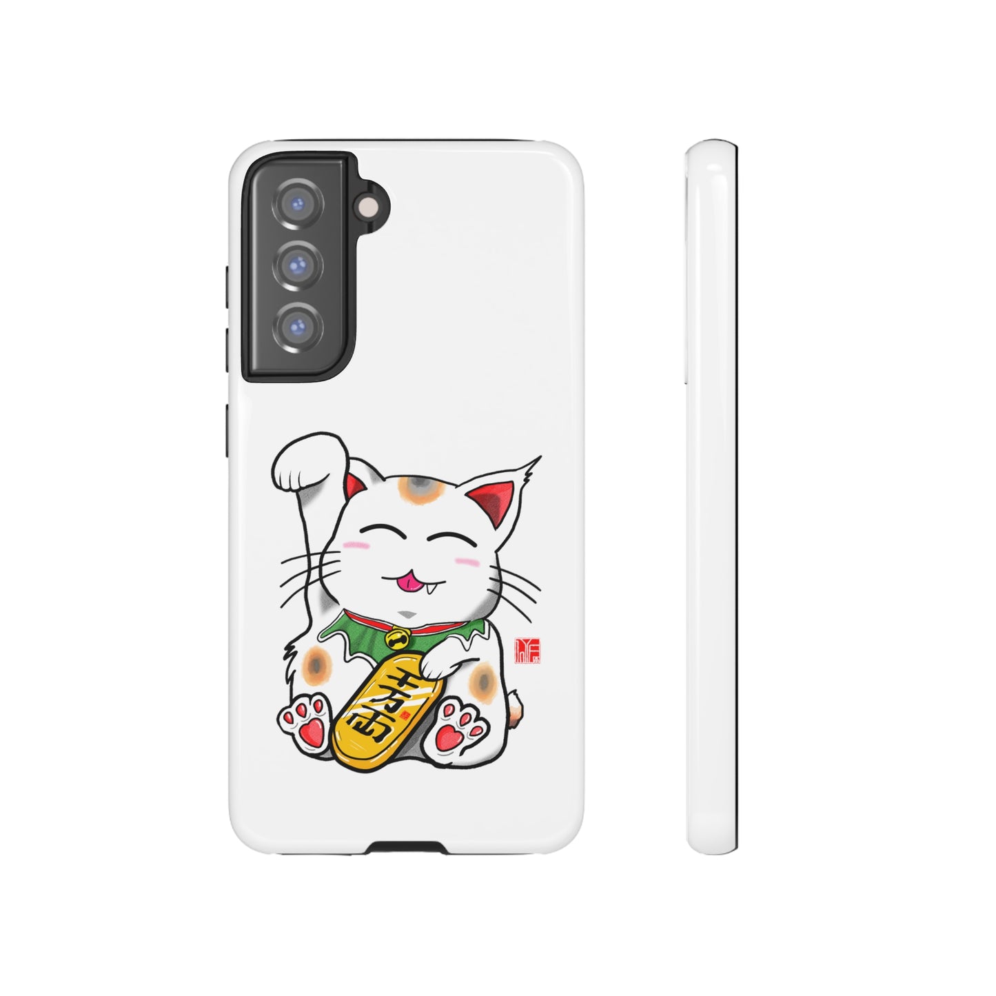 Cute Cat Maneki Neko Phone Case