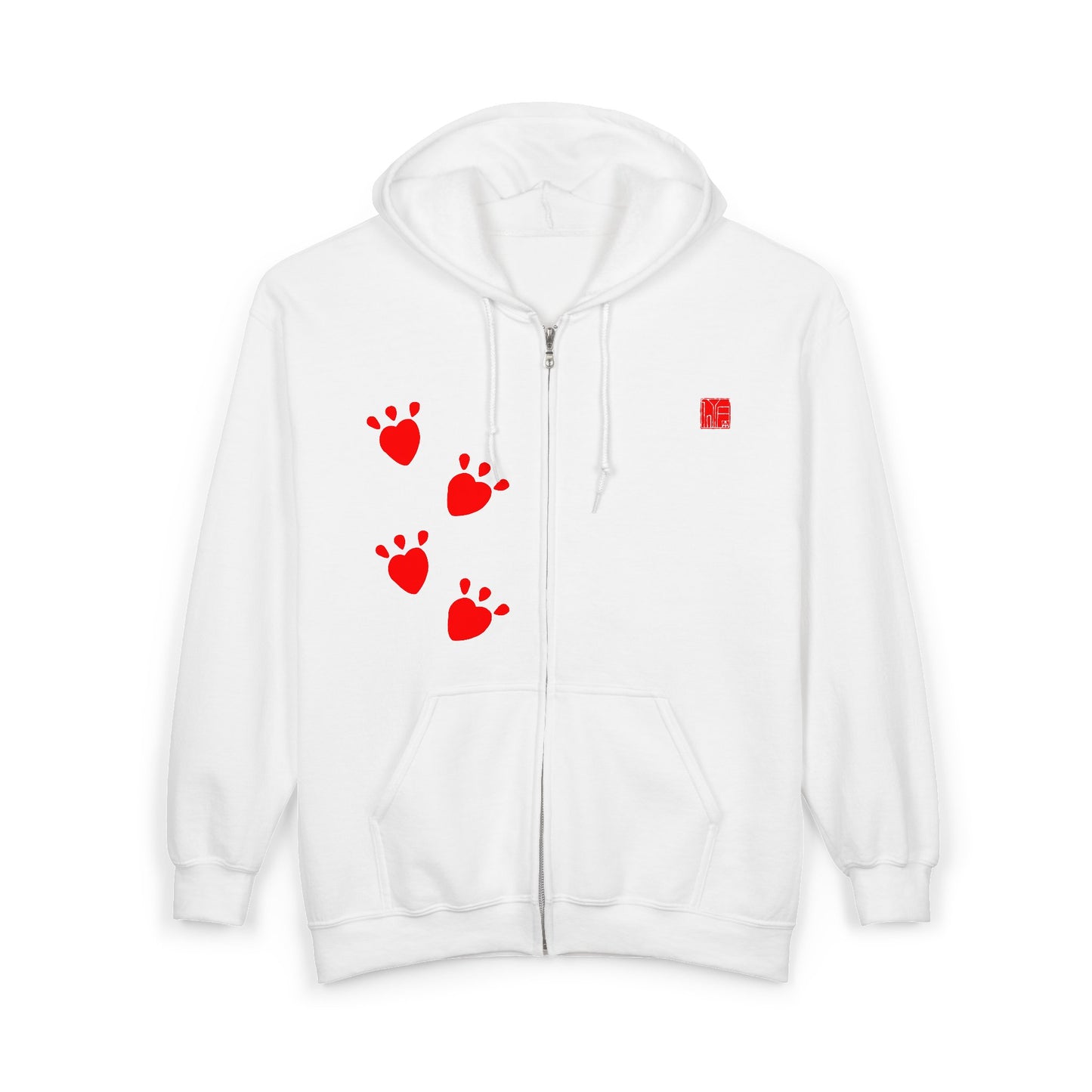 Cute Cat Maneki-Neko Full Zip Hoody