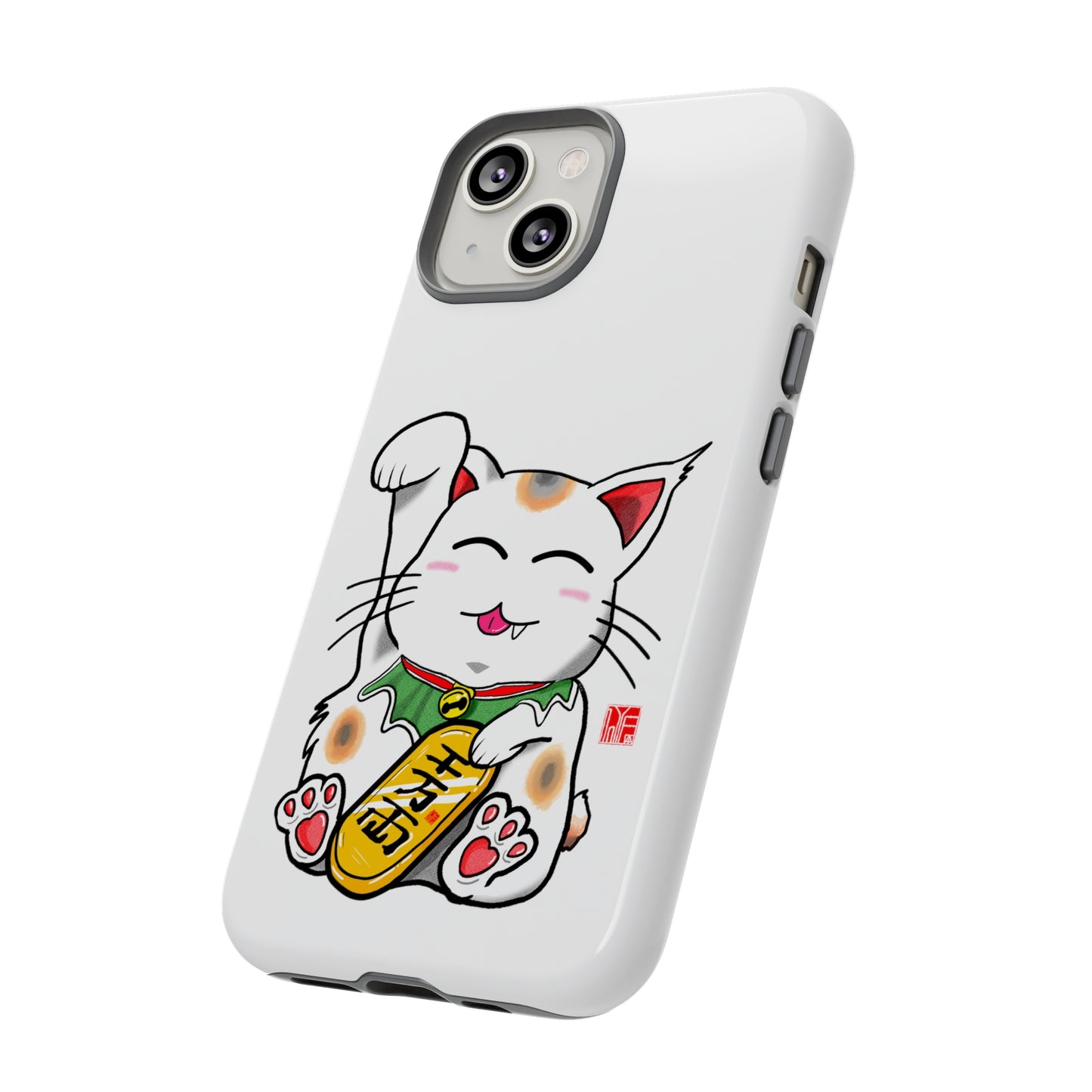 Cute Cat Maneki Neko Phone Case