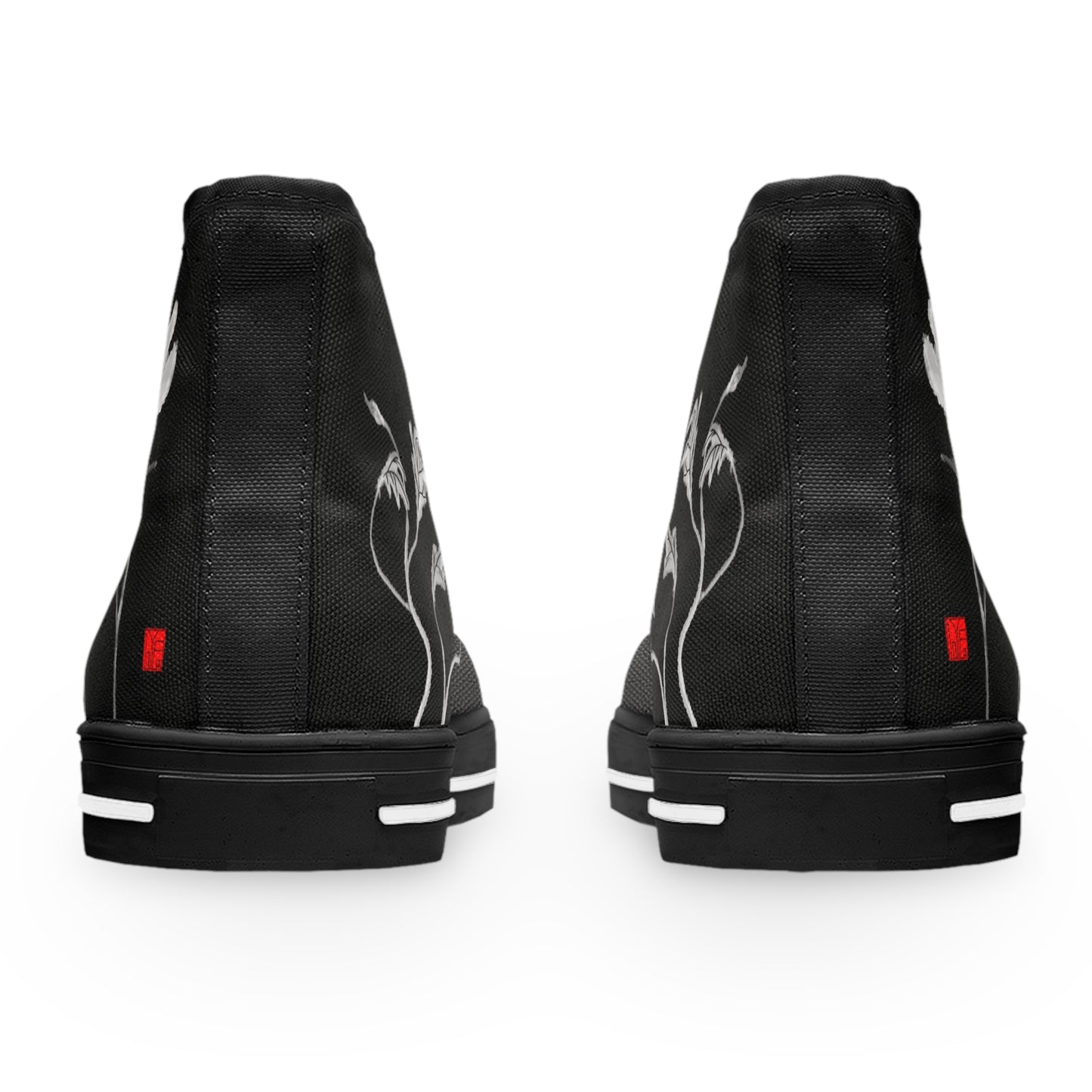 Korean 무궁화 Korean Rose  - Women's High Top Sneakers