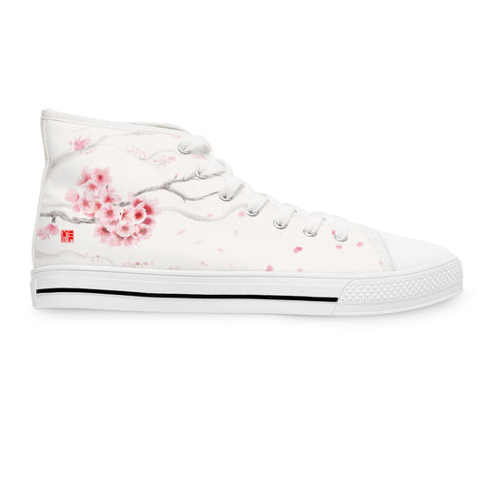 Japanese さくら Cherry Blossom - Women's High Top Sneakers