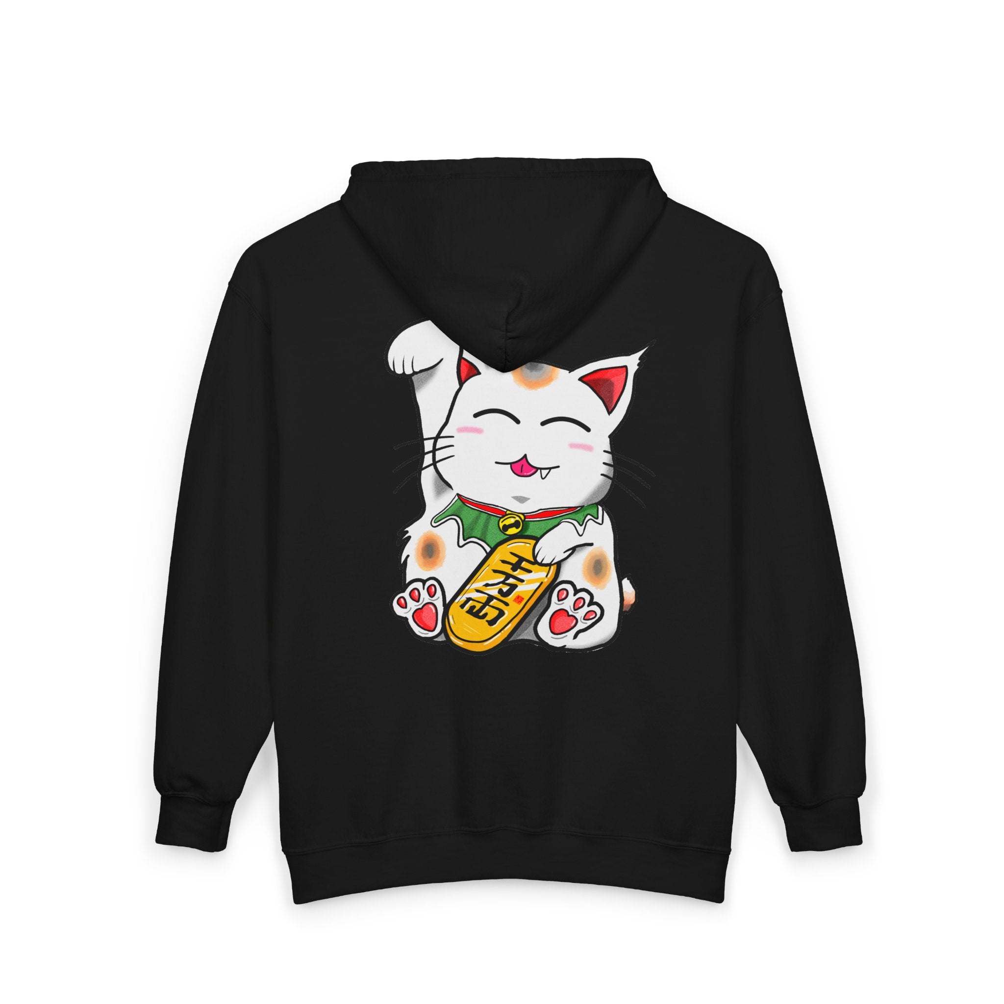 Cute Cat Maneki-Neko Full Zip Hoody – East Asian Connection