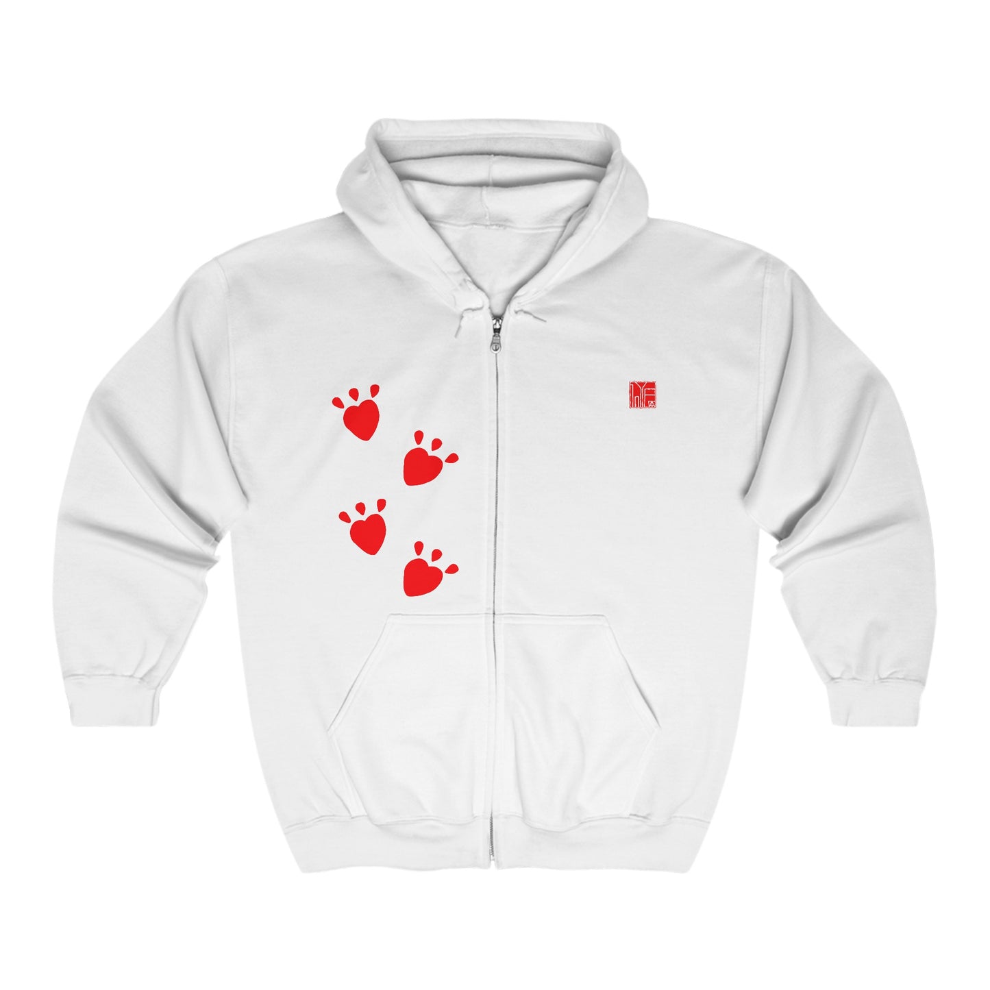Cute Cat Maneki-Neko Full Zip Hoody