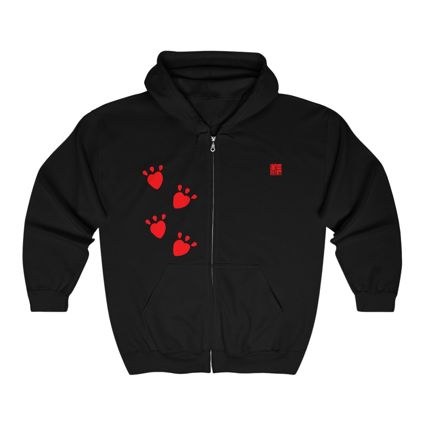 Cute Cat Maneki-Neko Full Zip Hoody