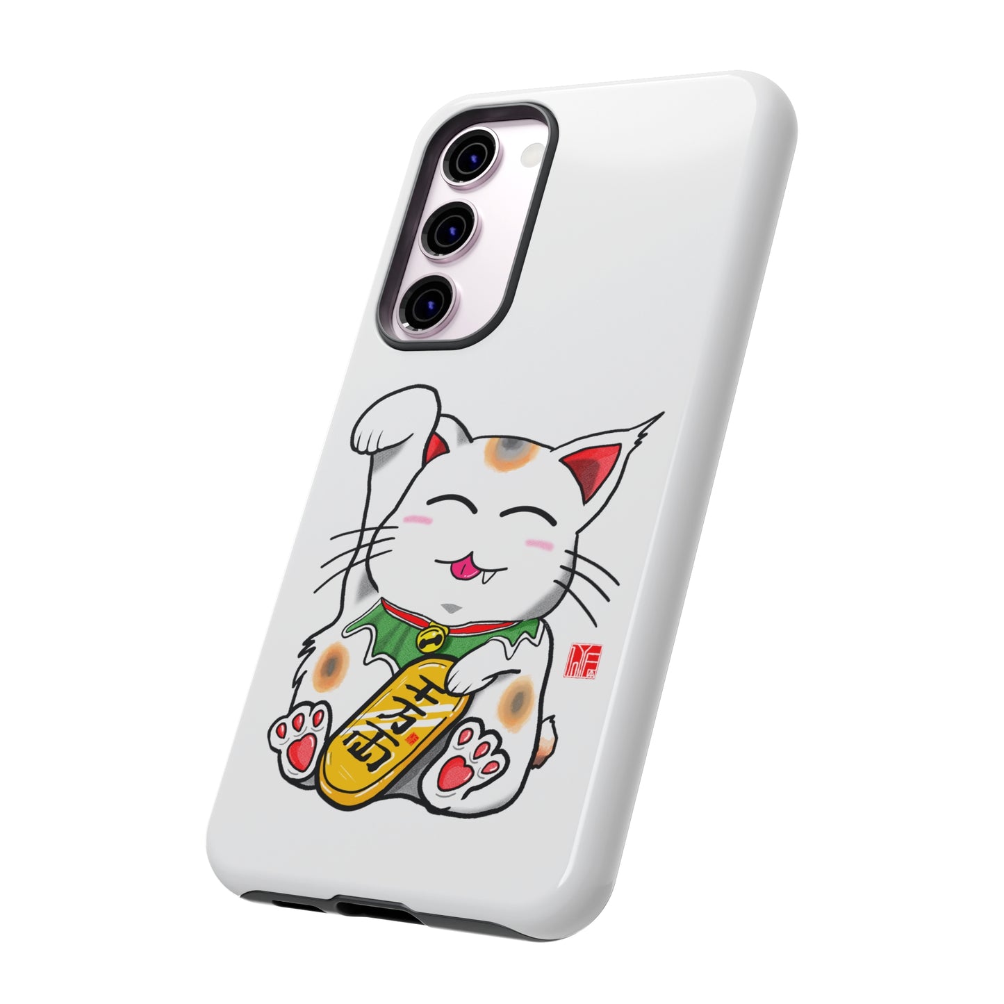 Cute Cat Maneki Neko Phone Case