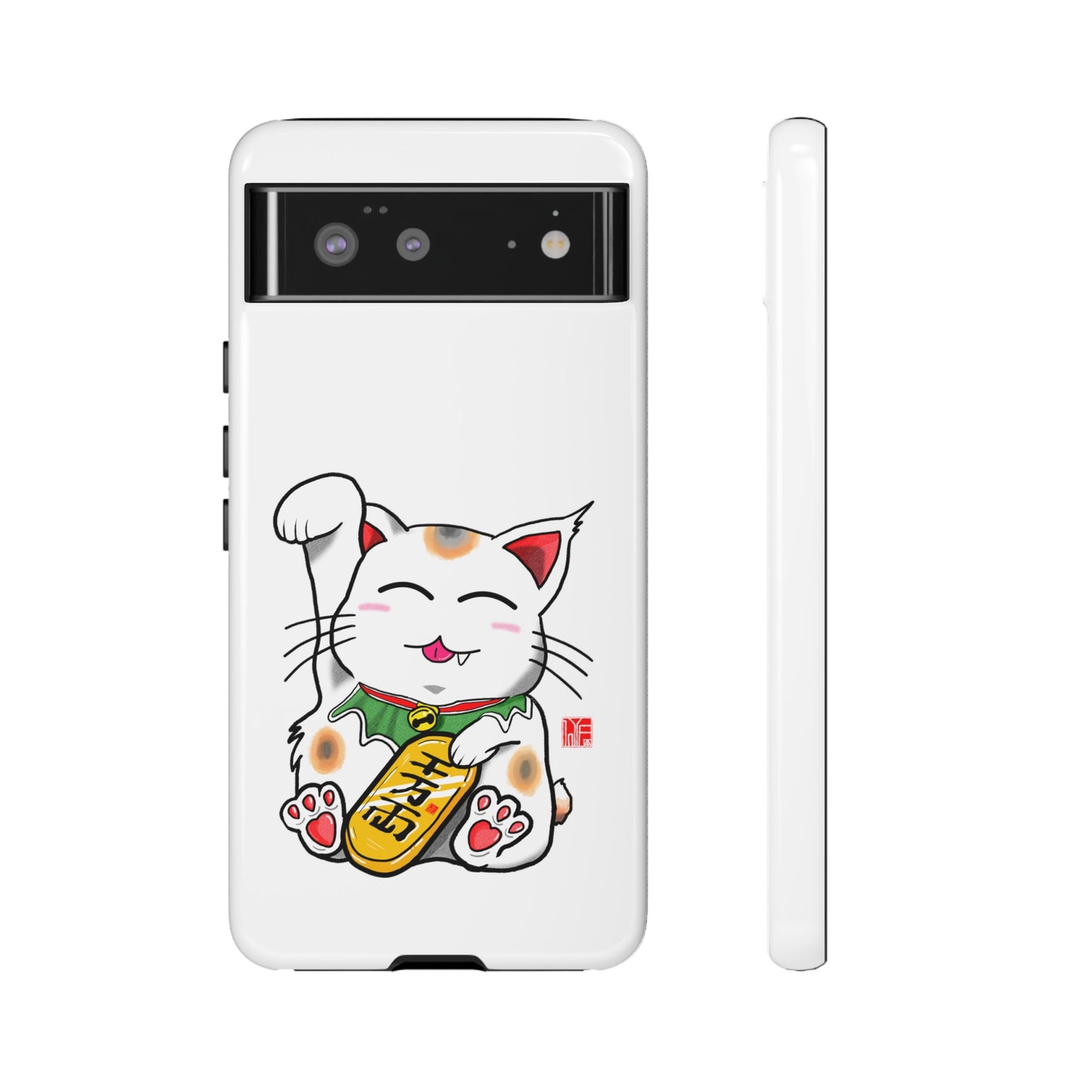 Cute Cat Maneki Neko Phone Case