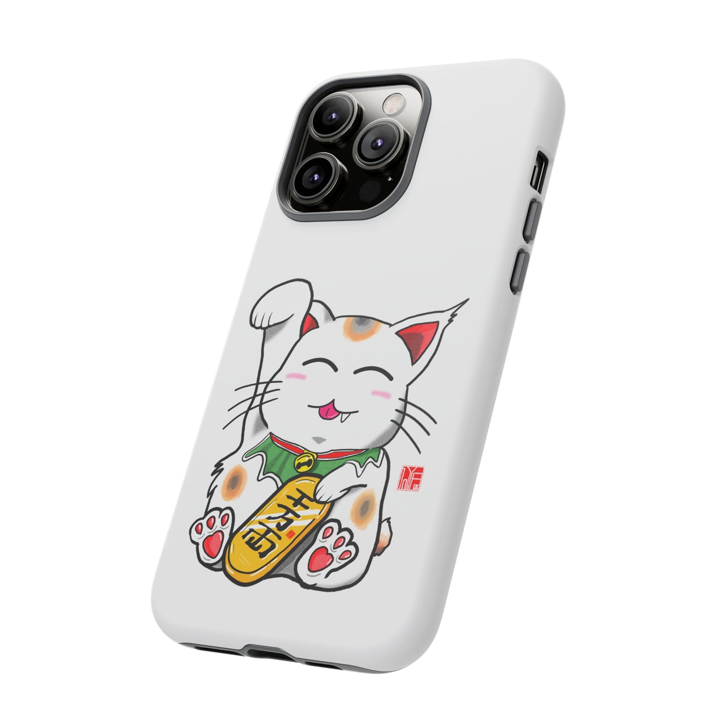 Cute Cat Maneki Neko Phone Case
