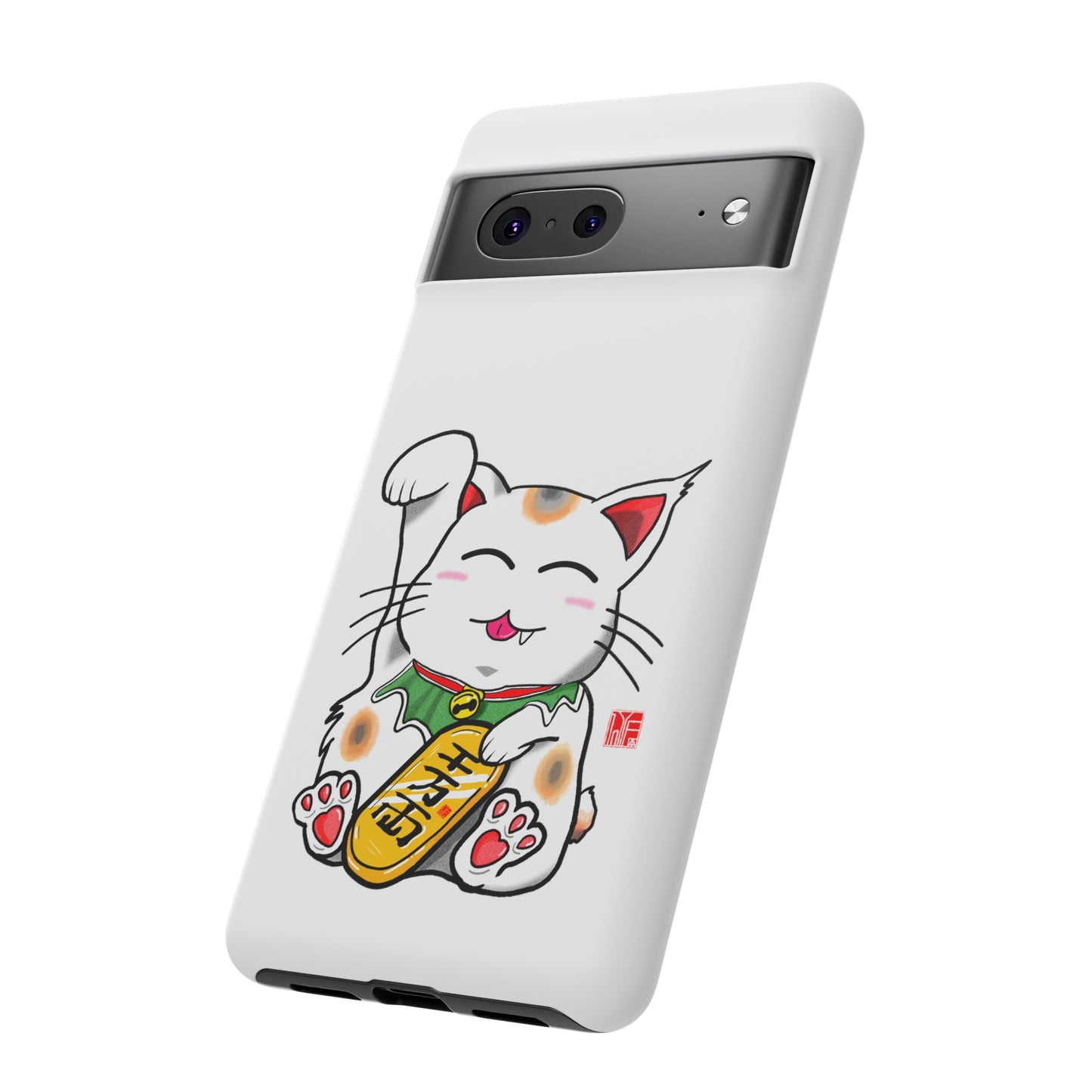 Cute Cat Maneki Neko Phone Case