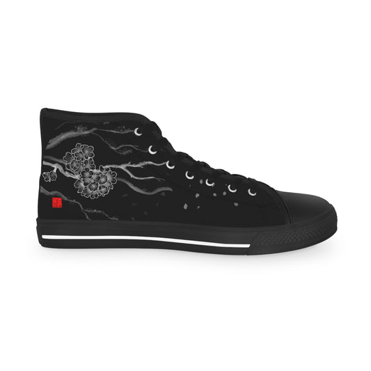 Japanese さくら Cherry Blossom - Men's High Top Sneakers