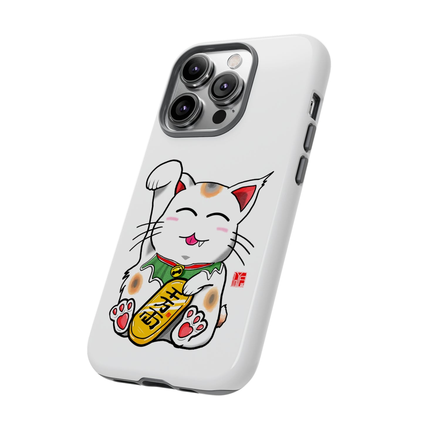 Cute Cat Maneki Neko Phone Case