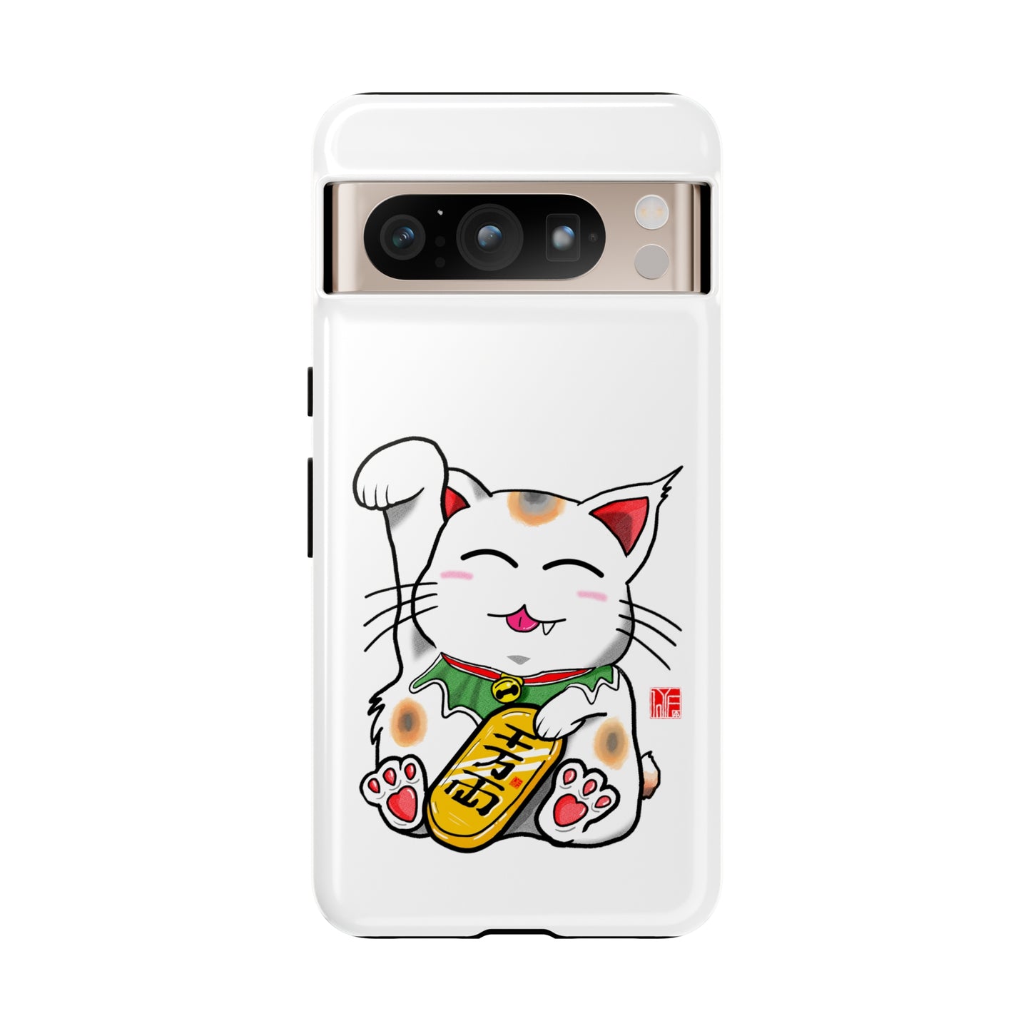 Cute Cat Maneki Neko Phone Case