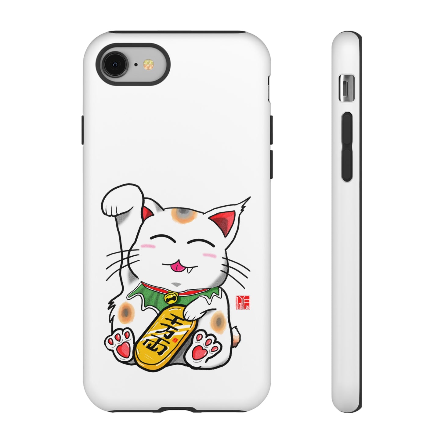 Cute Cat Maneki Neko Phone Case
