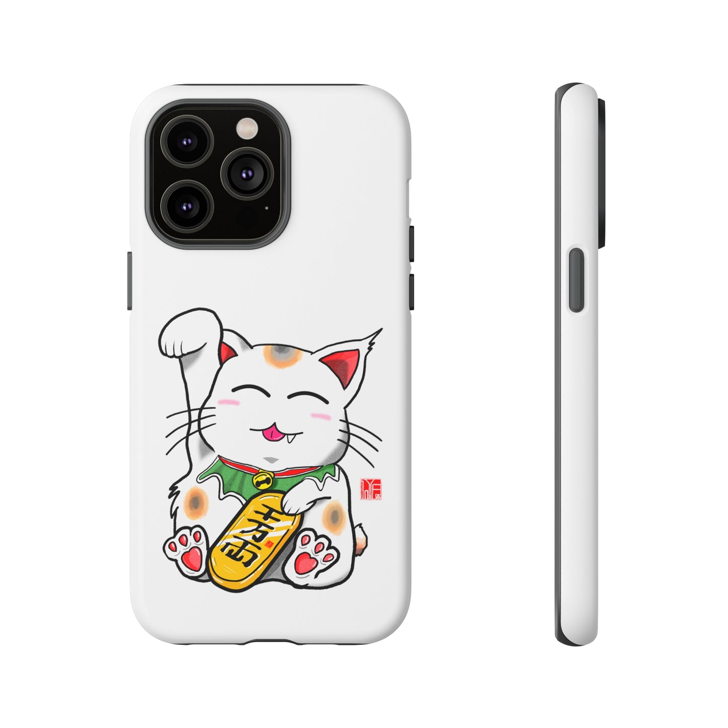 Cute Cat Maneki Neko Phone Case