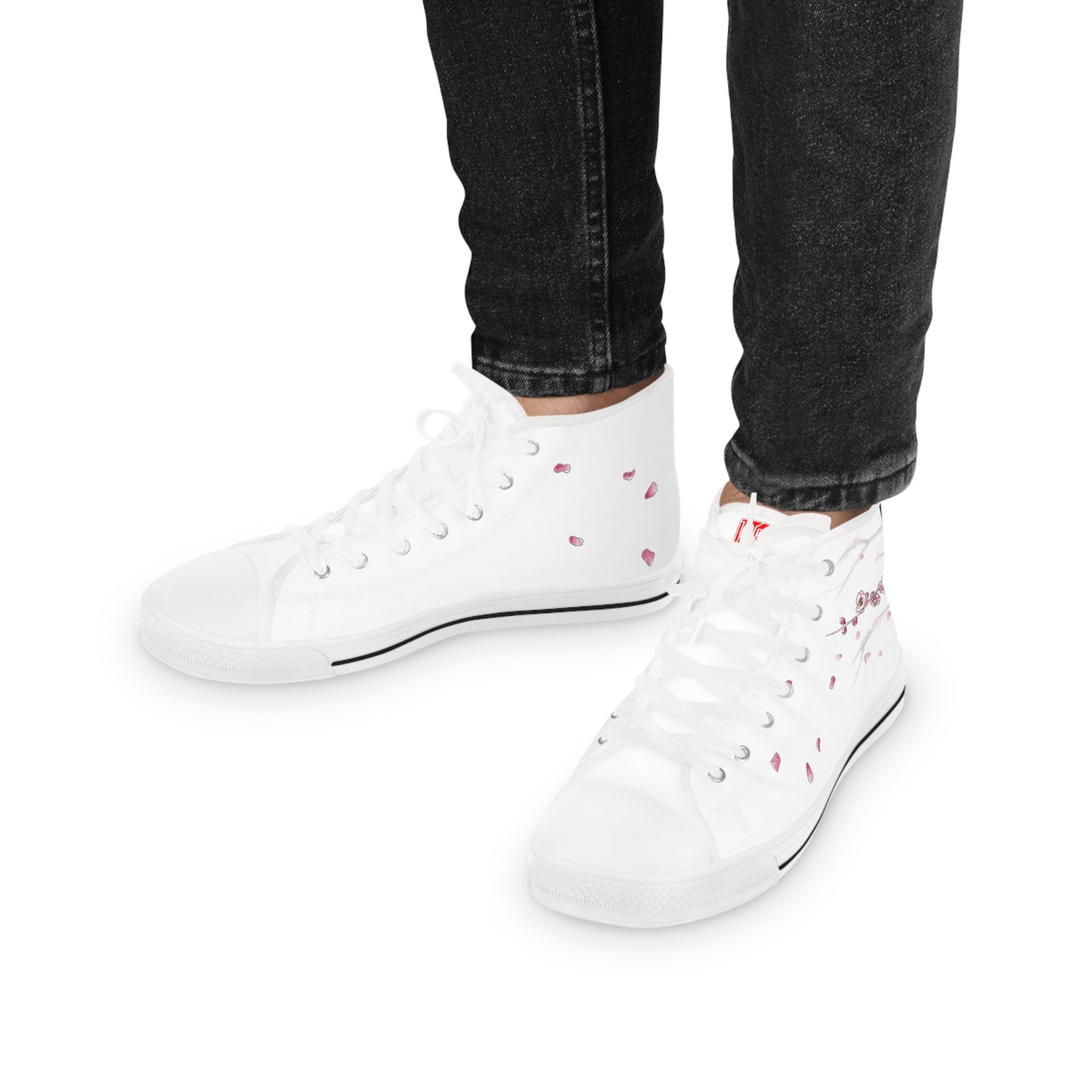 Chinese 梅花 Plum Blossom - Men's High Top Sneakers