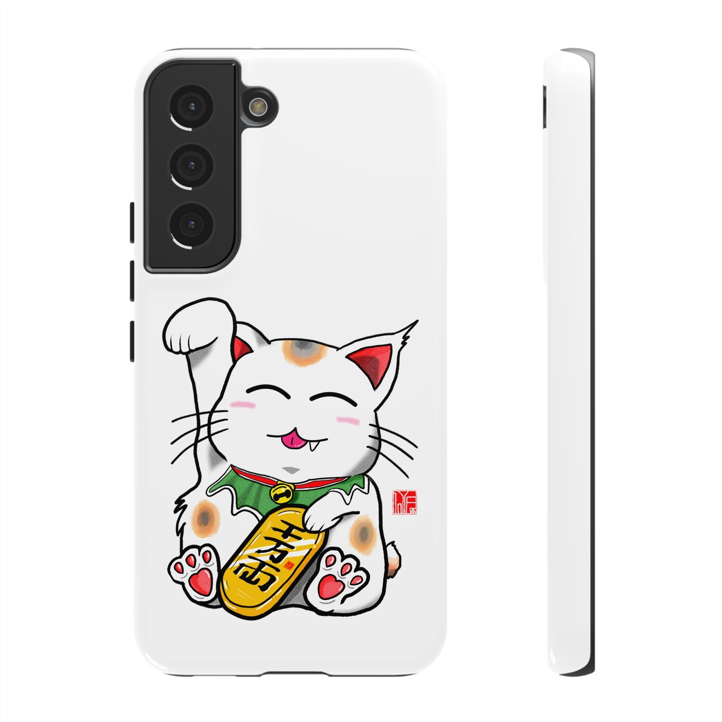 Cute Cat Maneki Neko Phone Case
