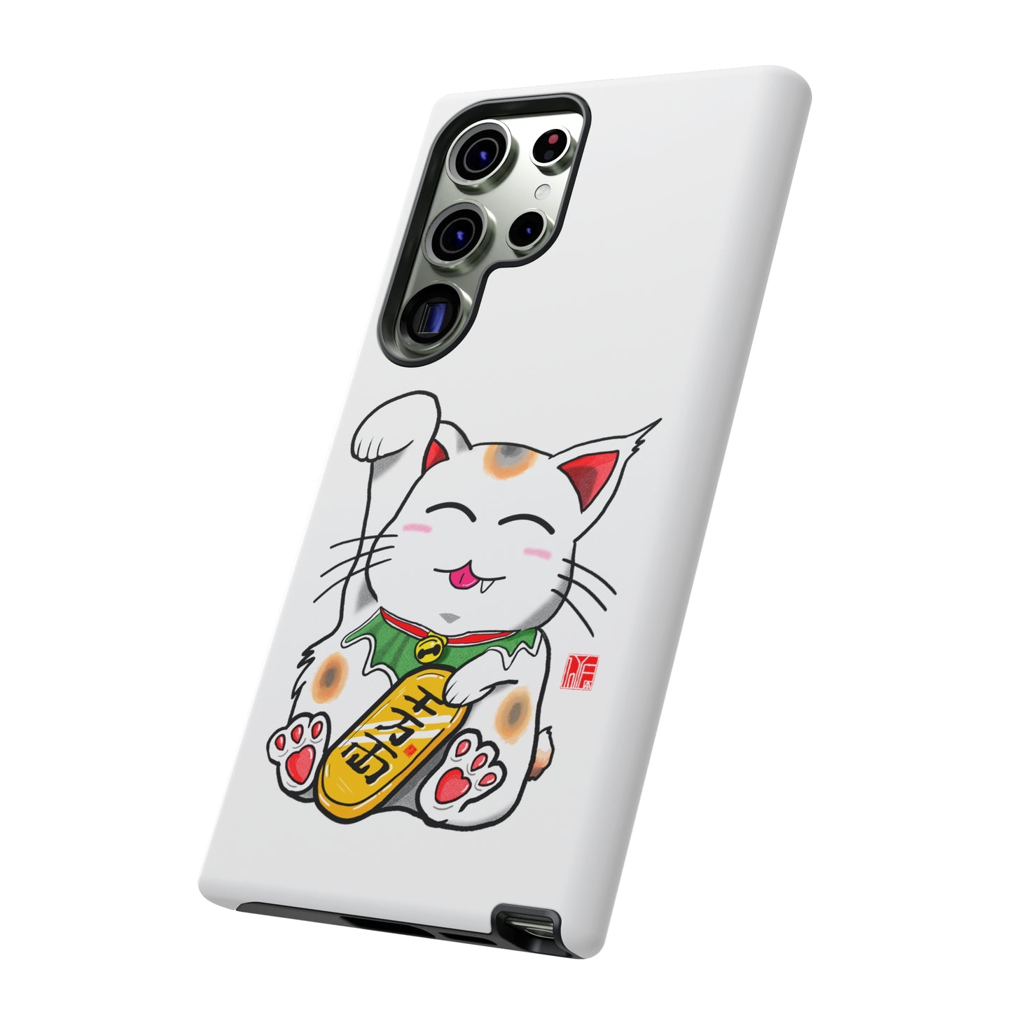 Cute Cat Maneki Neko Phone Case