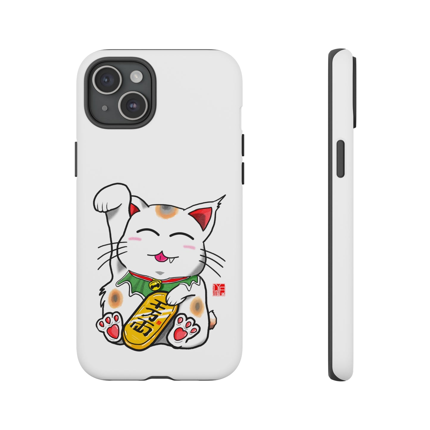 Cute Cat Maneki Neko Phone Case
