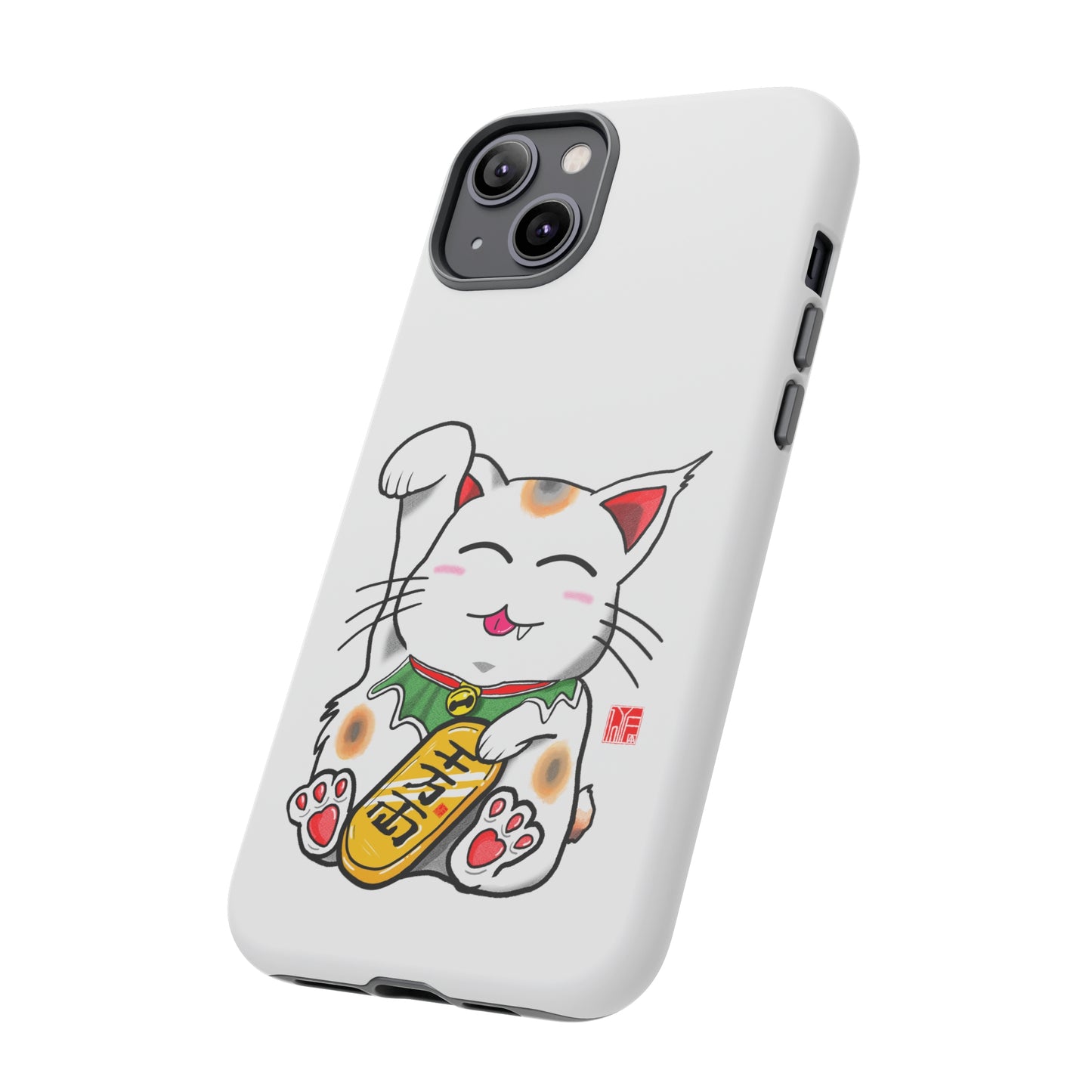 Cute Cat Maneki Neko Phone Case