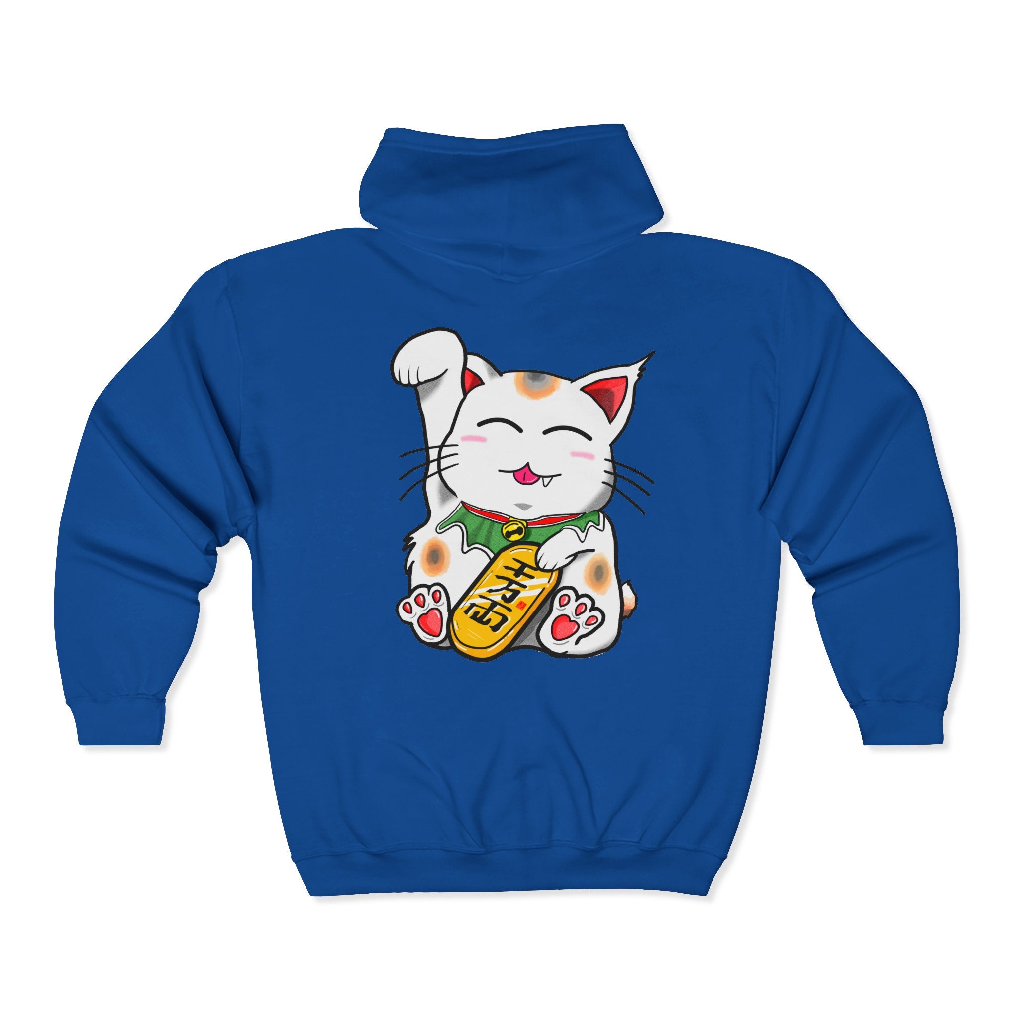 Cute Cat Maneki-Neko Full Zip Hoody – East Asian Connection