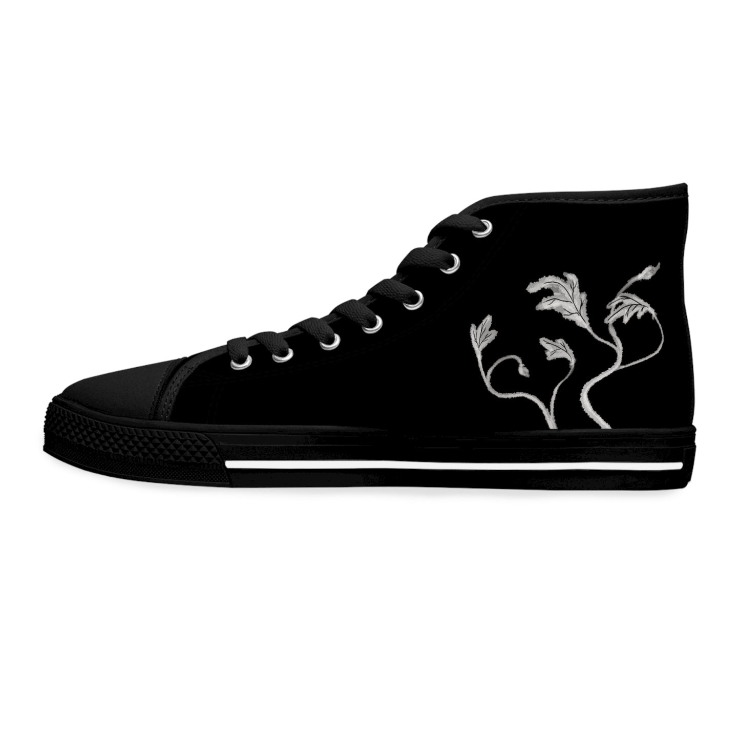 Korean 무궁화 Korean Rose  - Women's High Top Sneakers